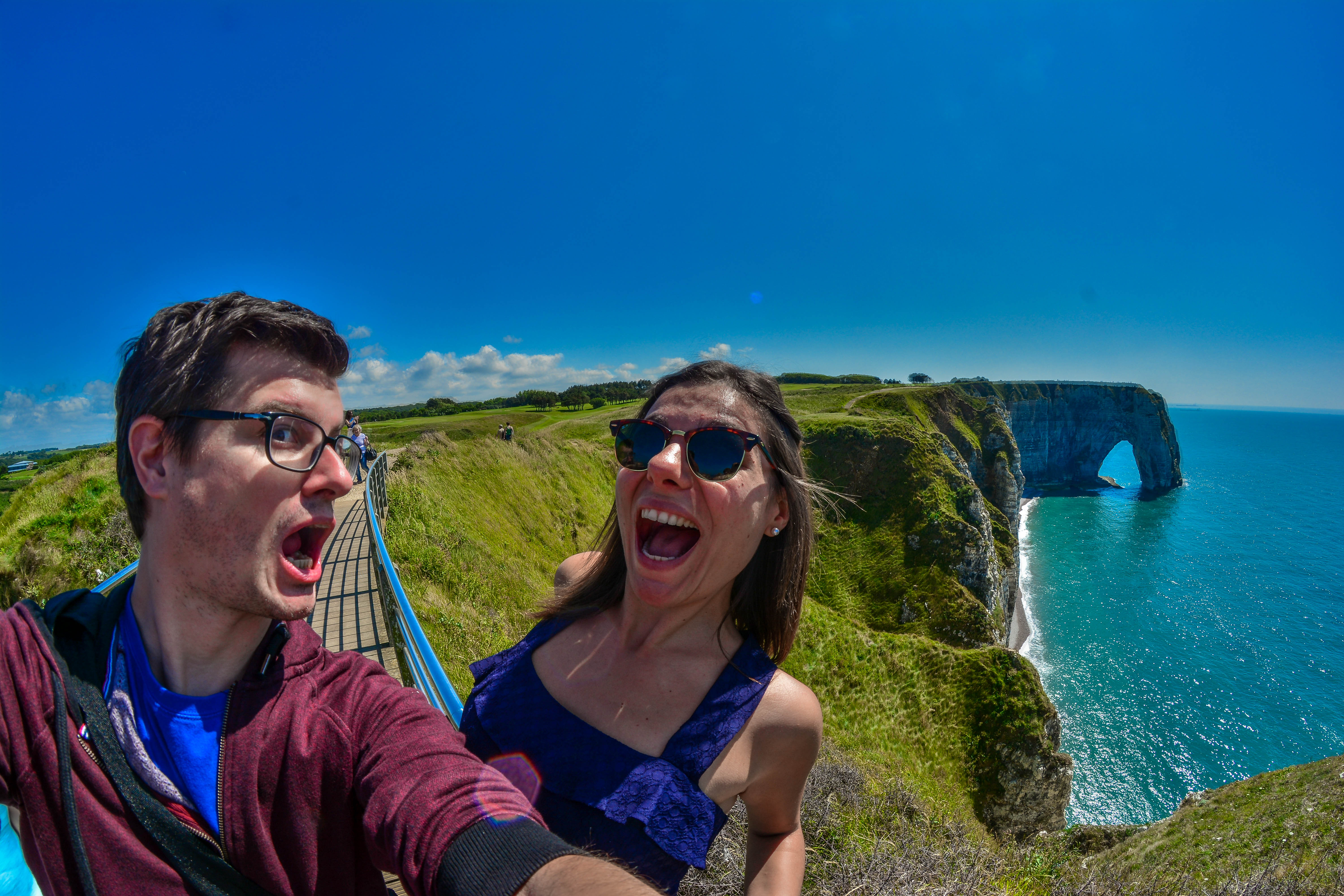 ici et la bas étretat france falaises blog caroline et jeff icietlabas