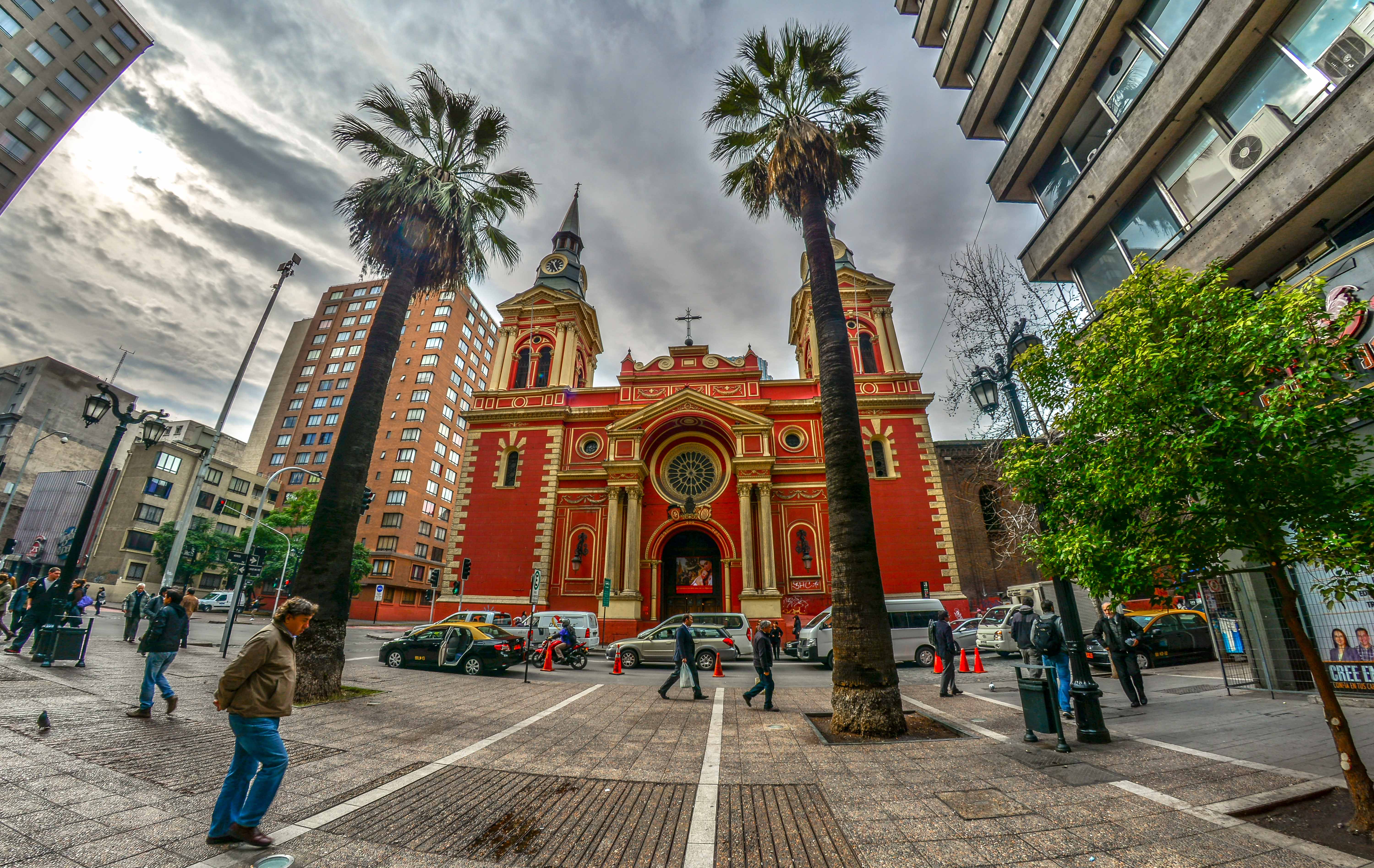 églises cathédrales sanctuaire basilique Santiago chili chile