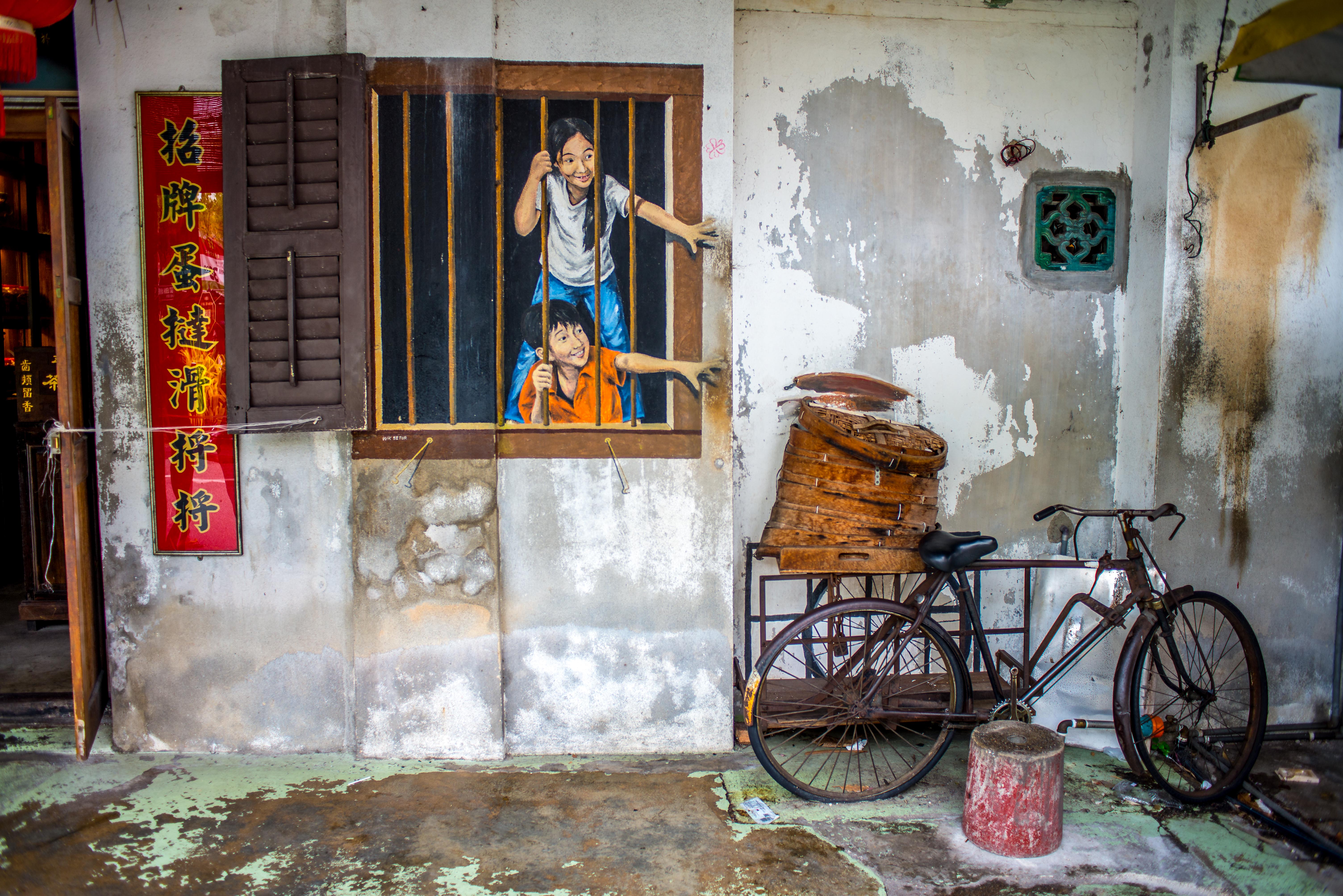Street art à Georgetown Penang Malaisie Asie blogvoyage Icietlabas wk Sector