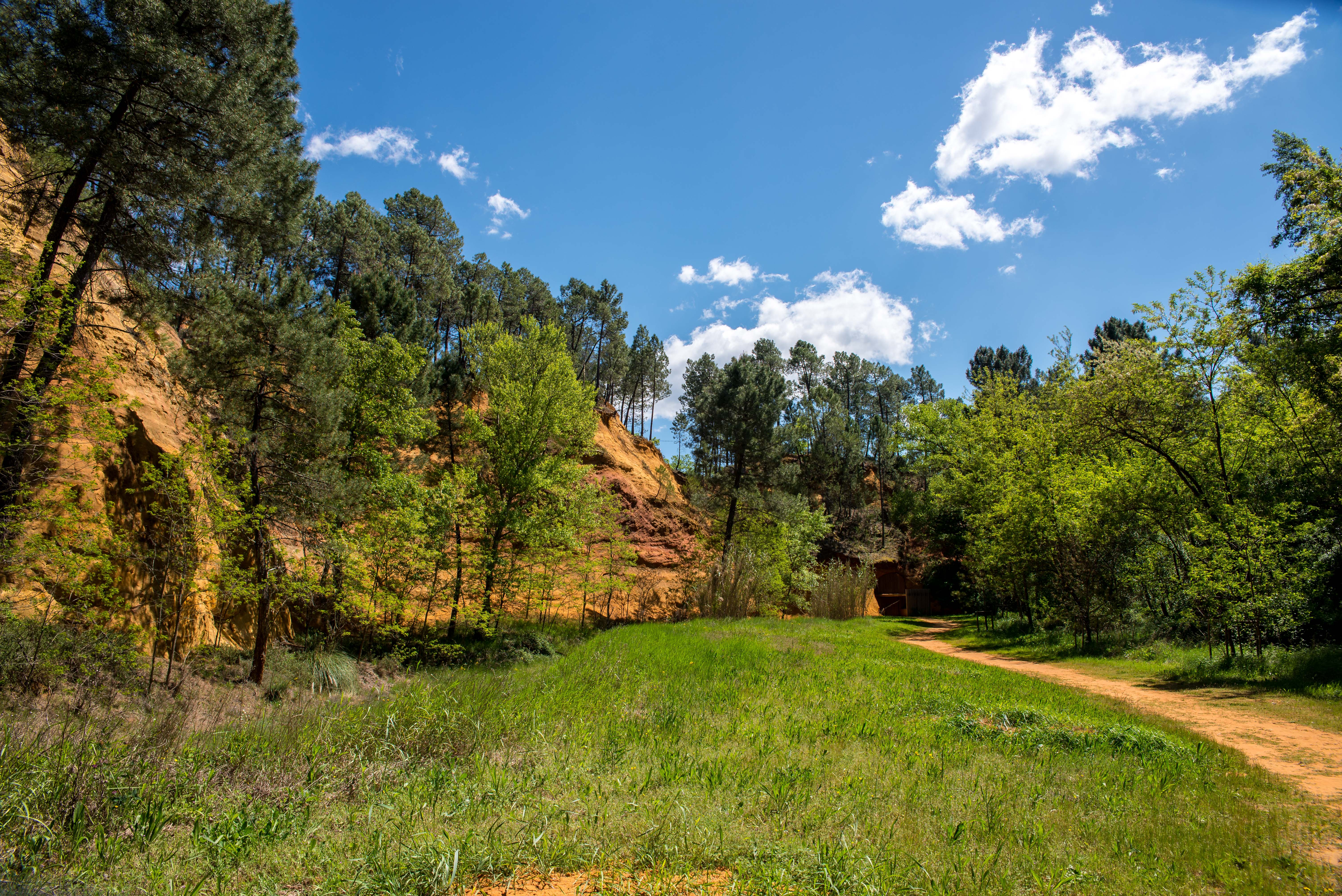 Colorado Provençal Rustrel Mines de Bruoux blog voyage icietlabas