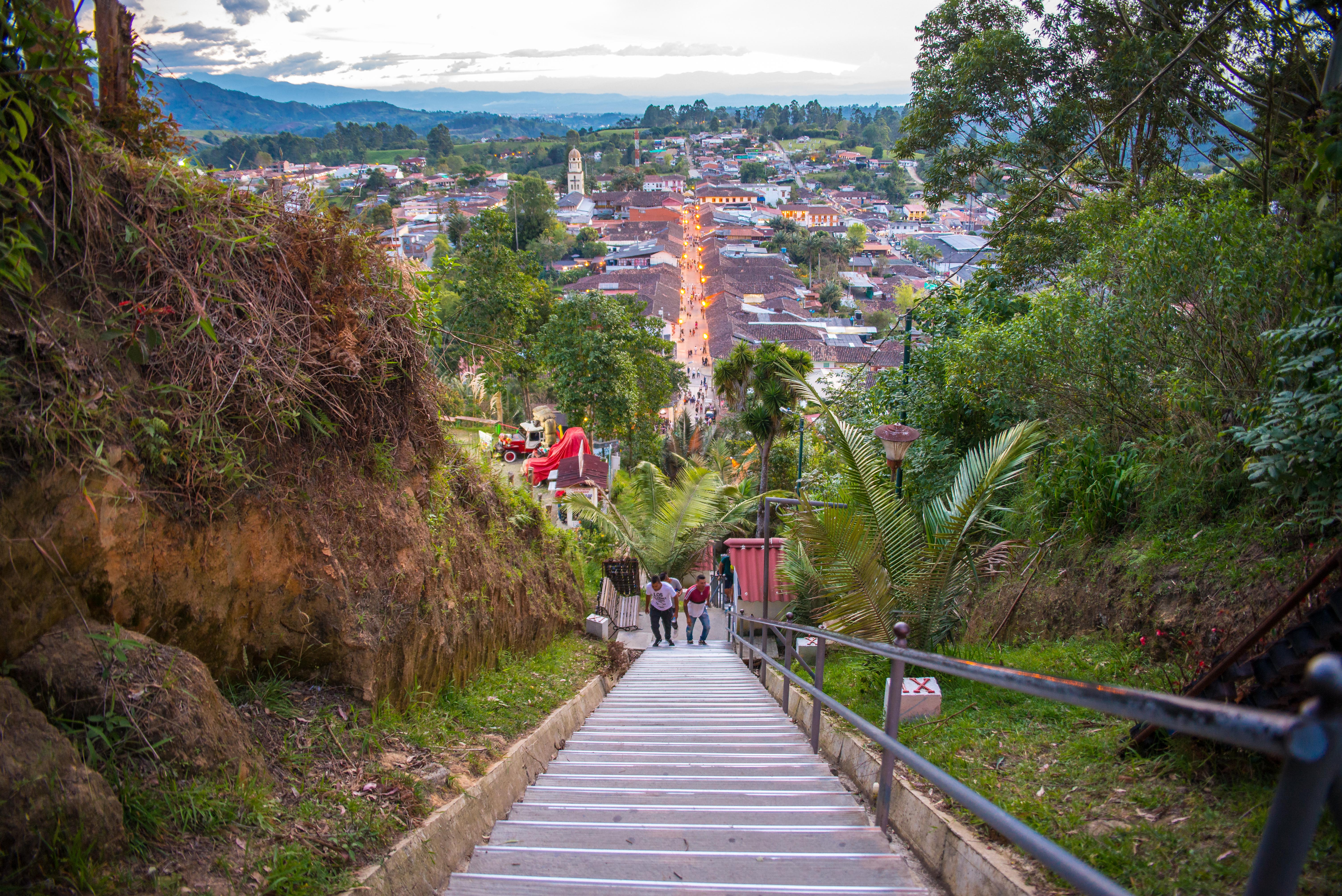 Salento Mirador Alto de la Cruz Village Colombie Quindío Blog Voyage