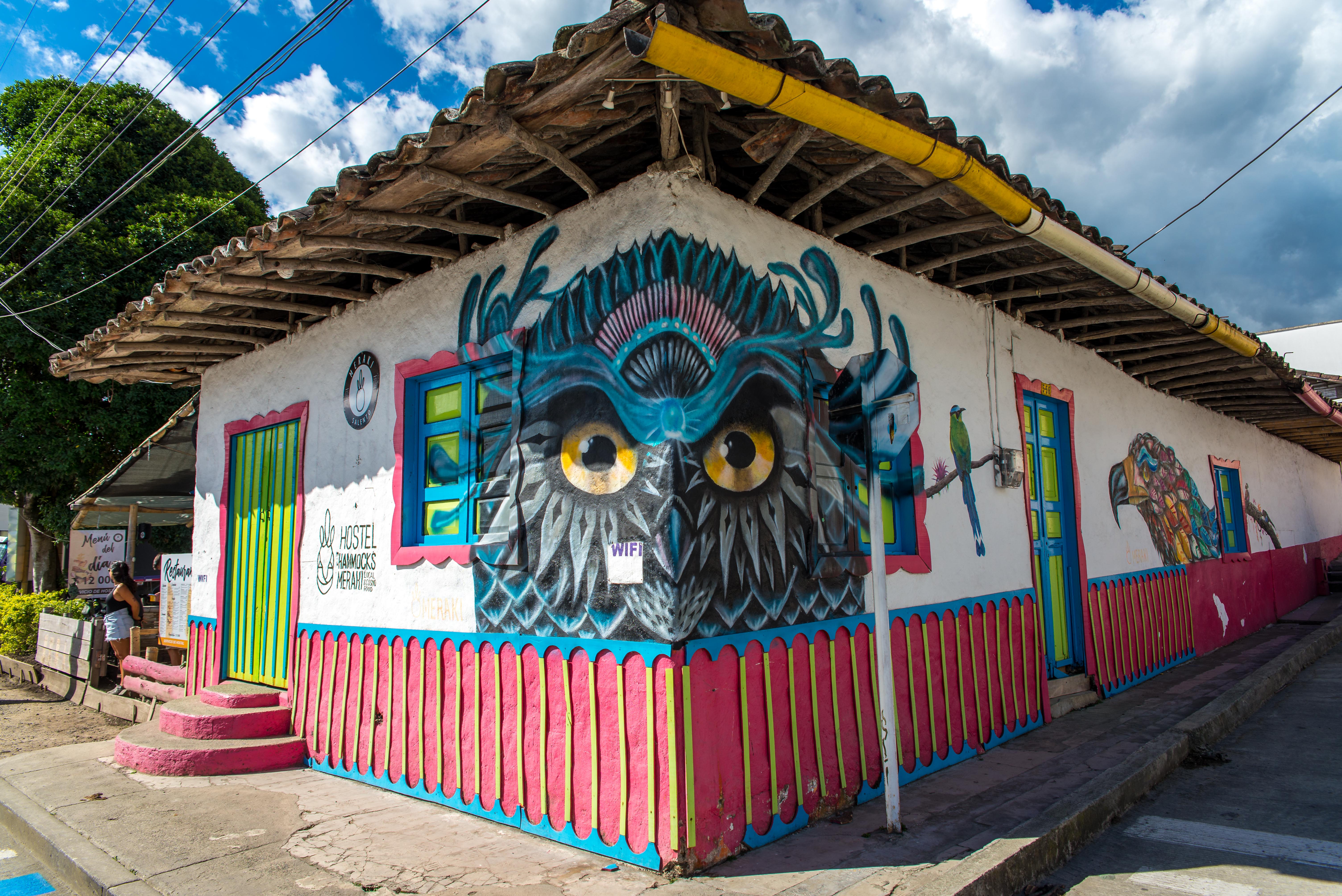 Street Art à Salento Village Colombie Quindío Blog Voyage