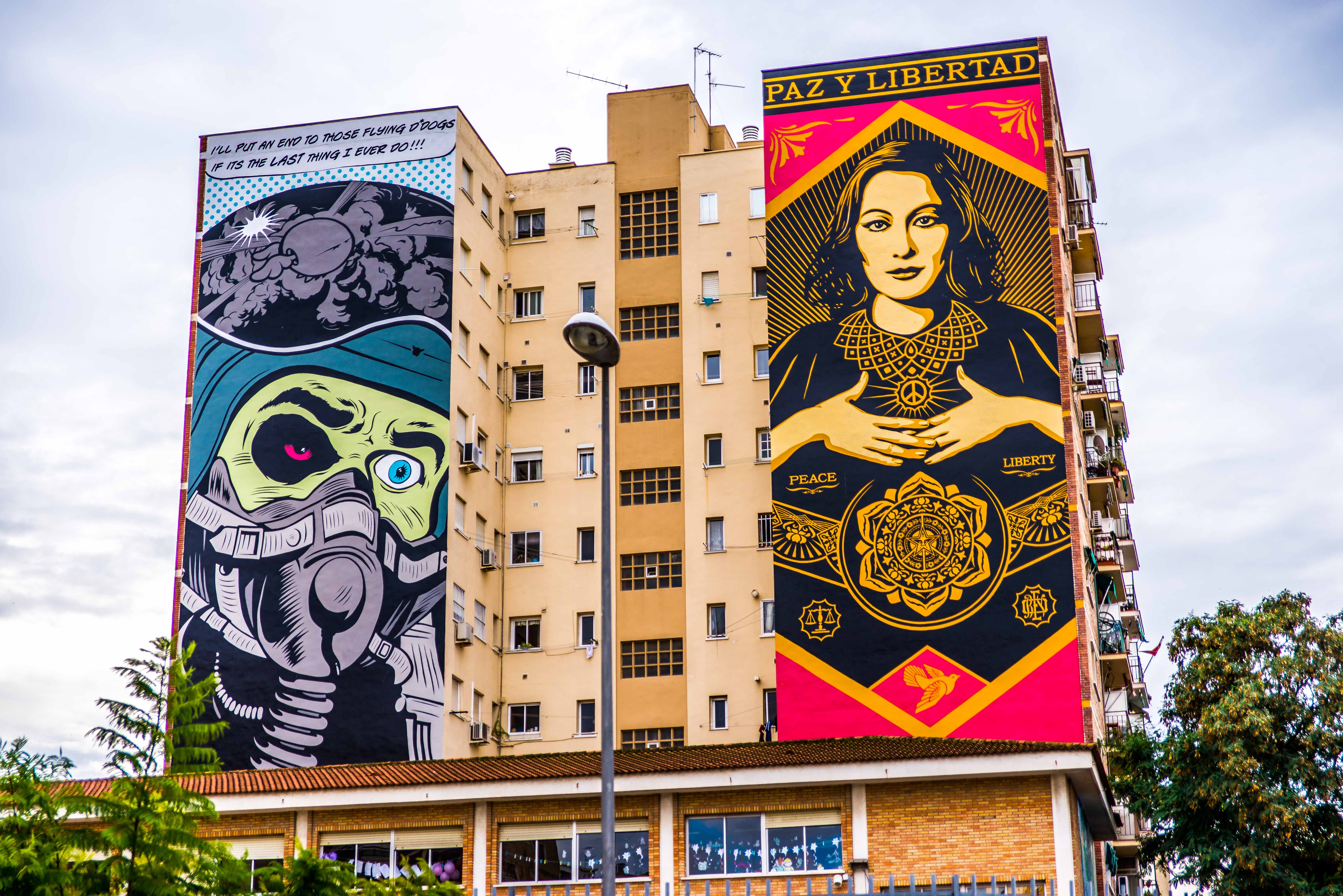 malaga andalousie streetart street art espagne icietlabas espana blog voyage blogvoyage