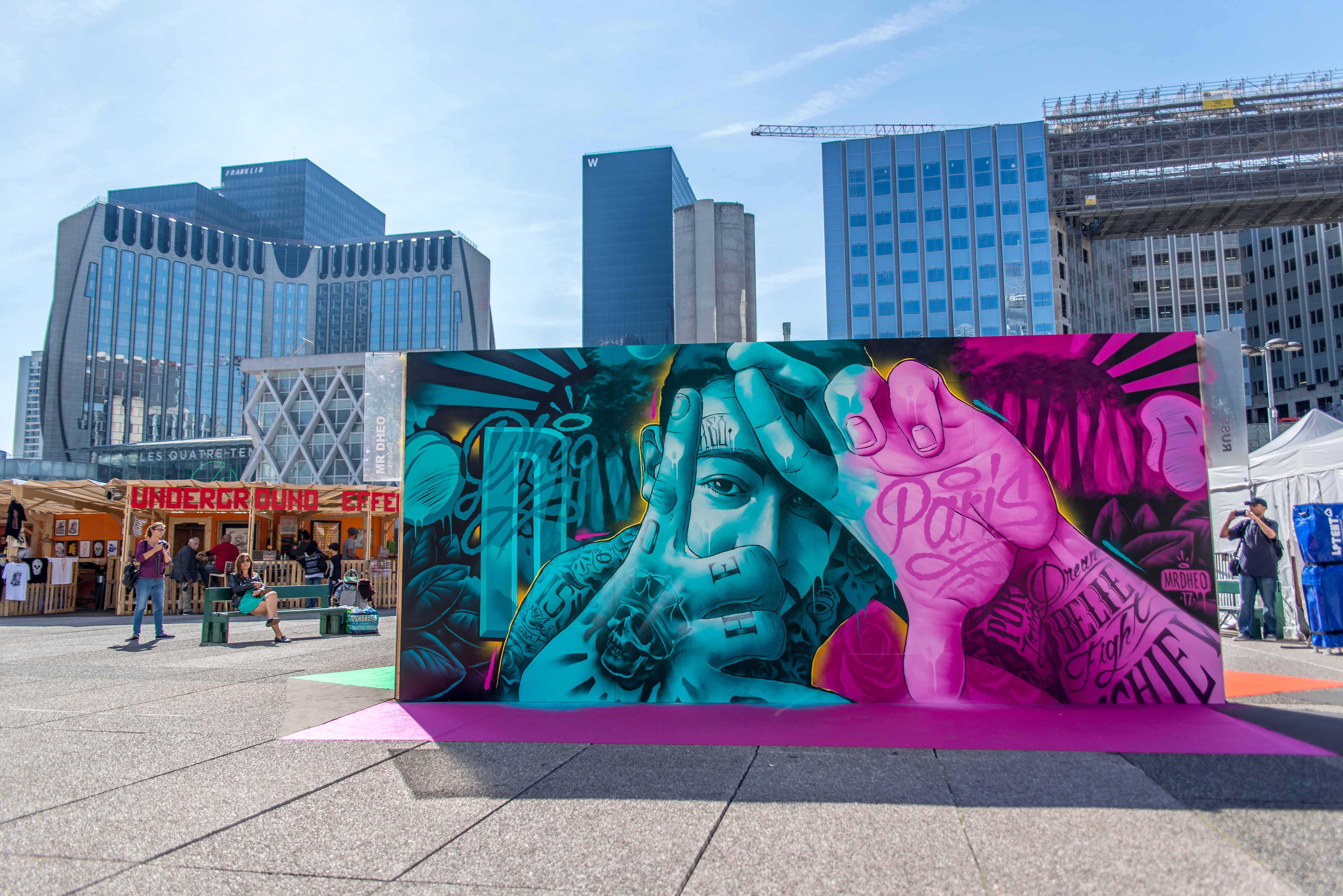 Street Art Blog voyage La Defense Paris urban art