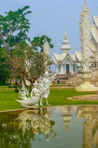 Wat Rong Khun White Temple Temple Blanc Chiang Rai Thailande