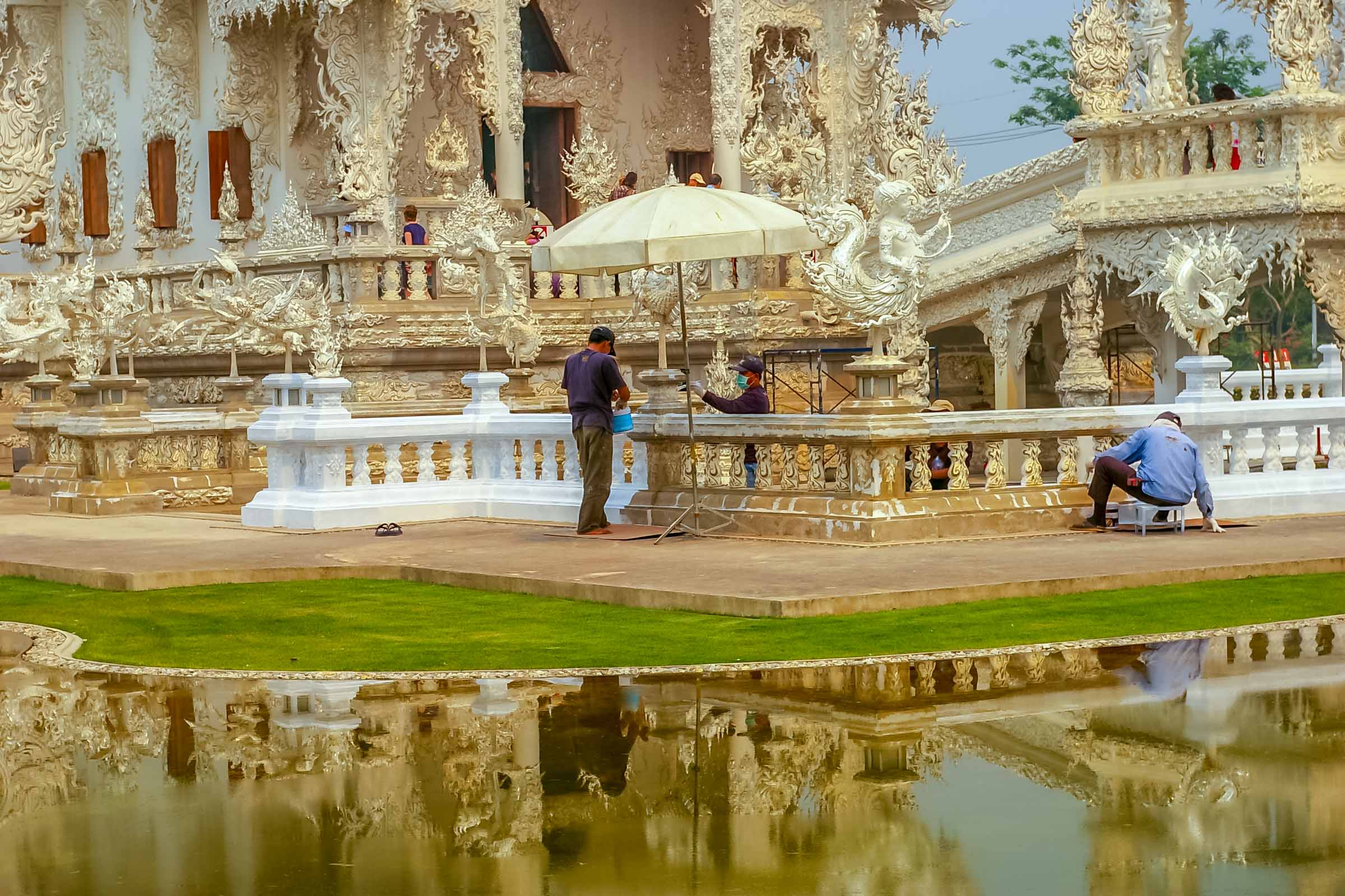 WatRongKhun White Temple Temple Blanc Chiang Rai Thailande blog voyage