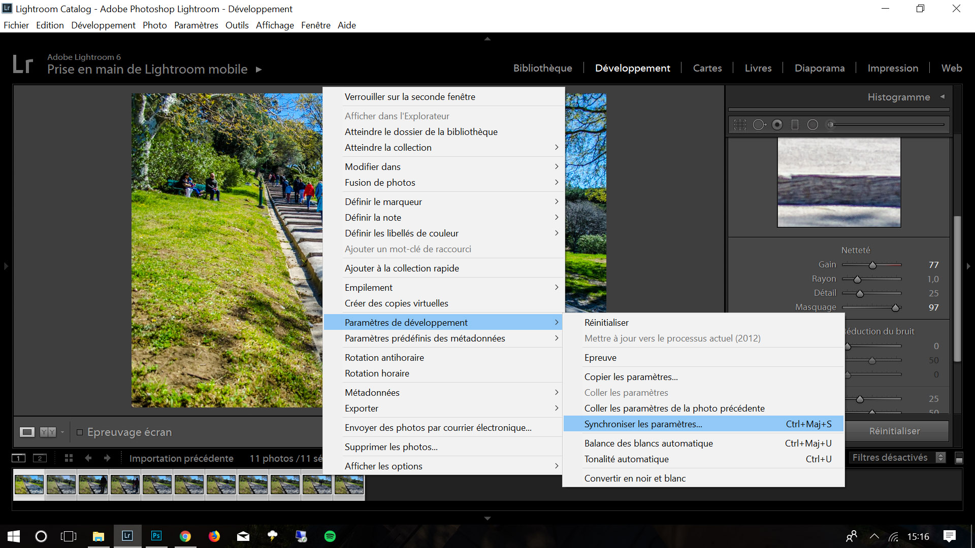 Tutoriel Lightroom sur blog de voyage