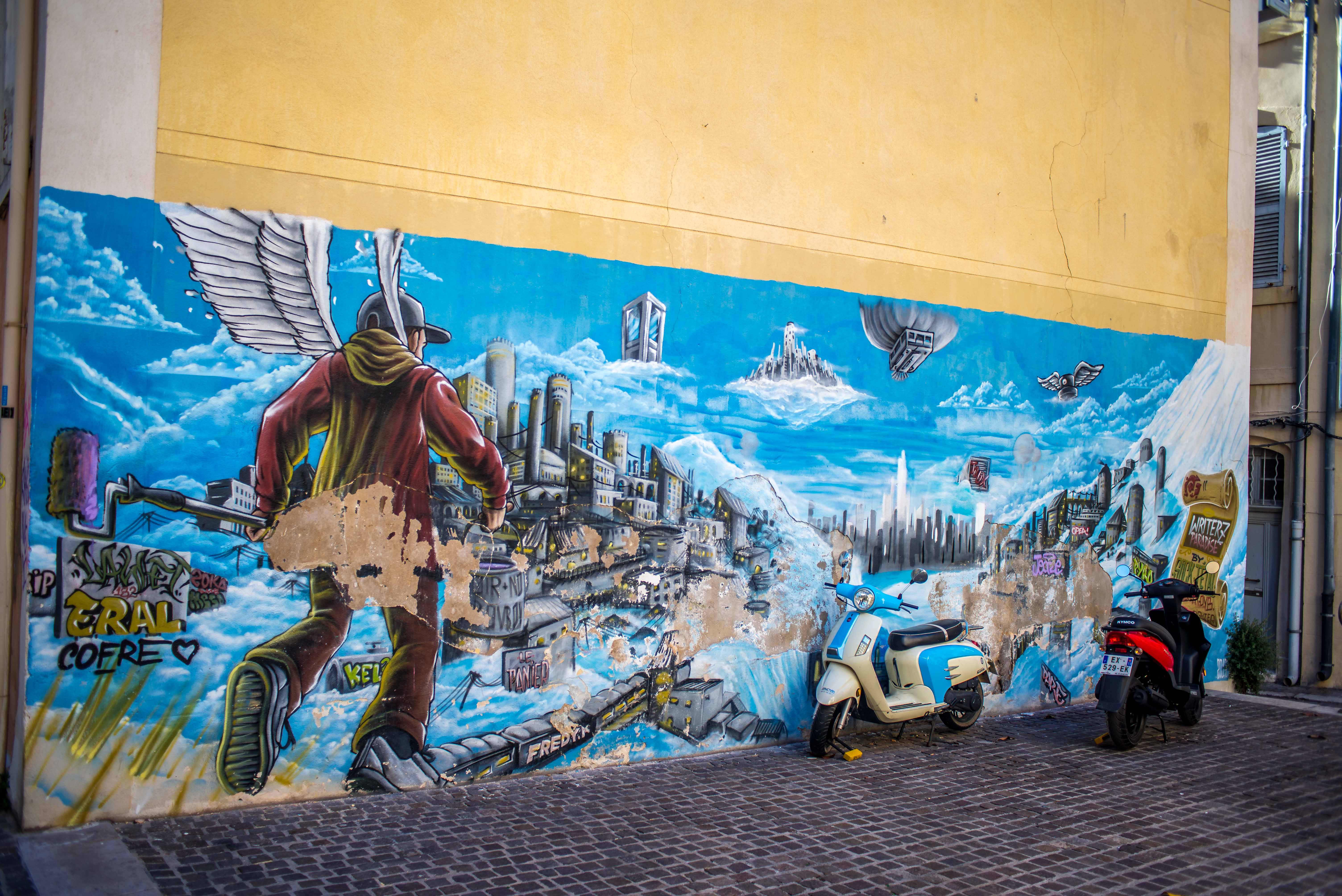 Street art à Marseille Le Panier Paca Blog voyage Icietlabas