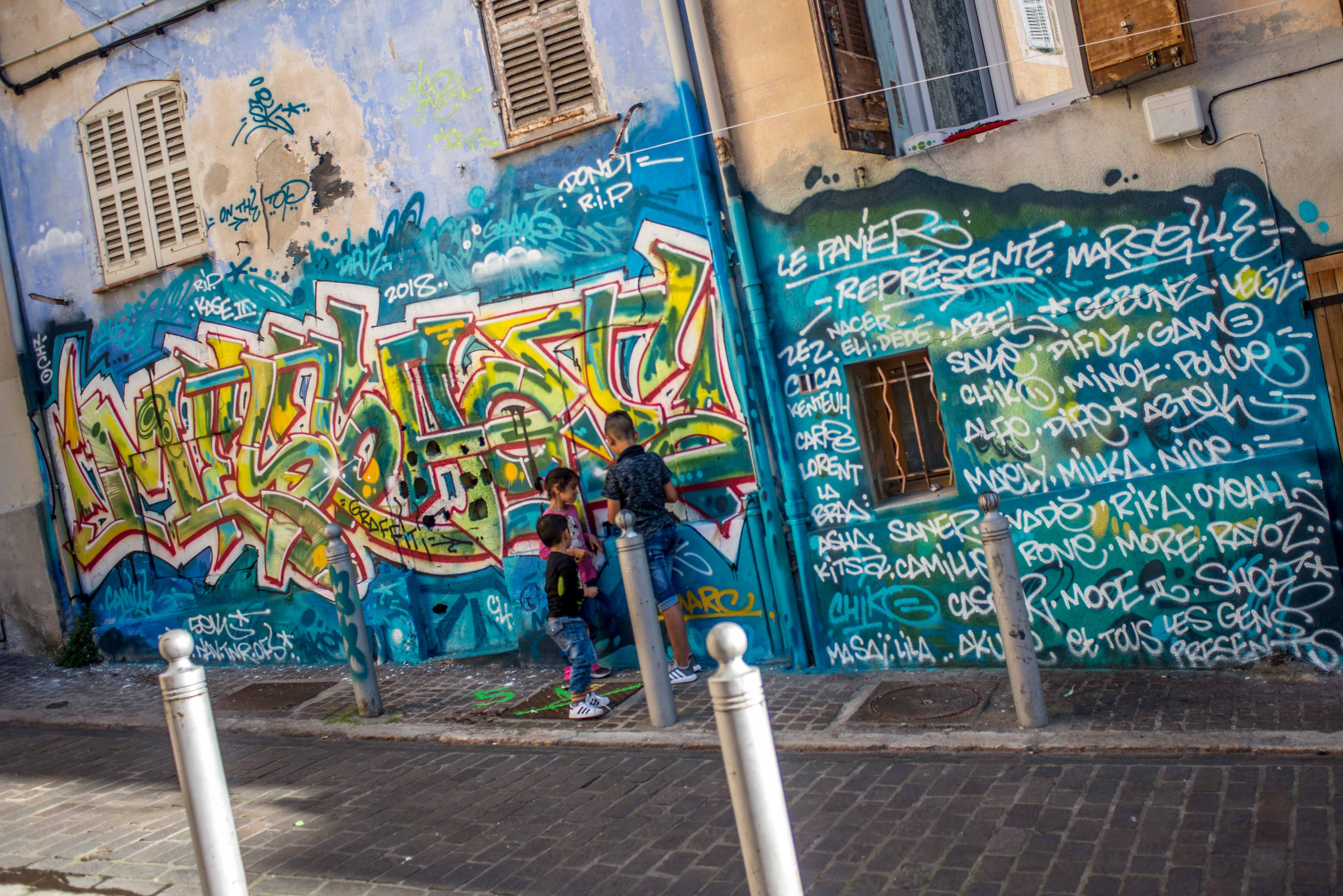 Street art à Marseille Le Panier Paca Blog voyage Icietlabas