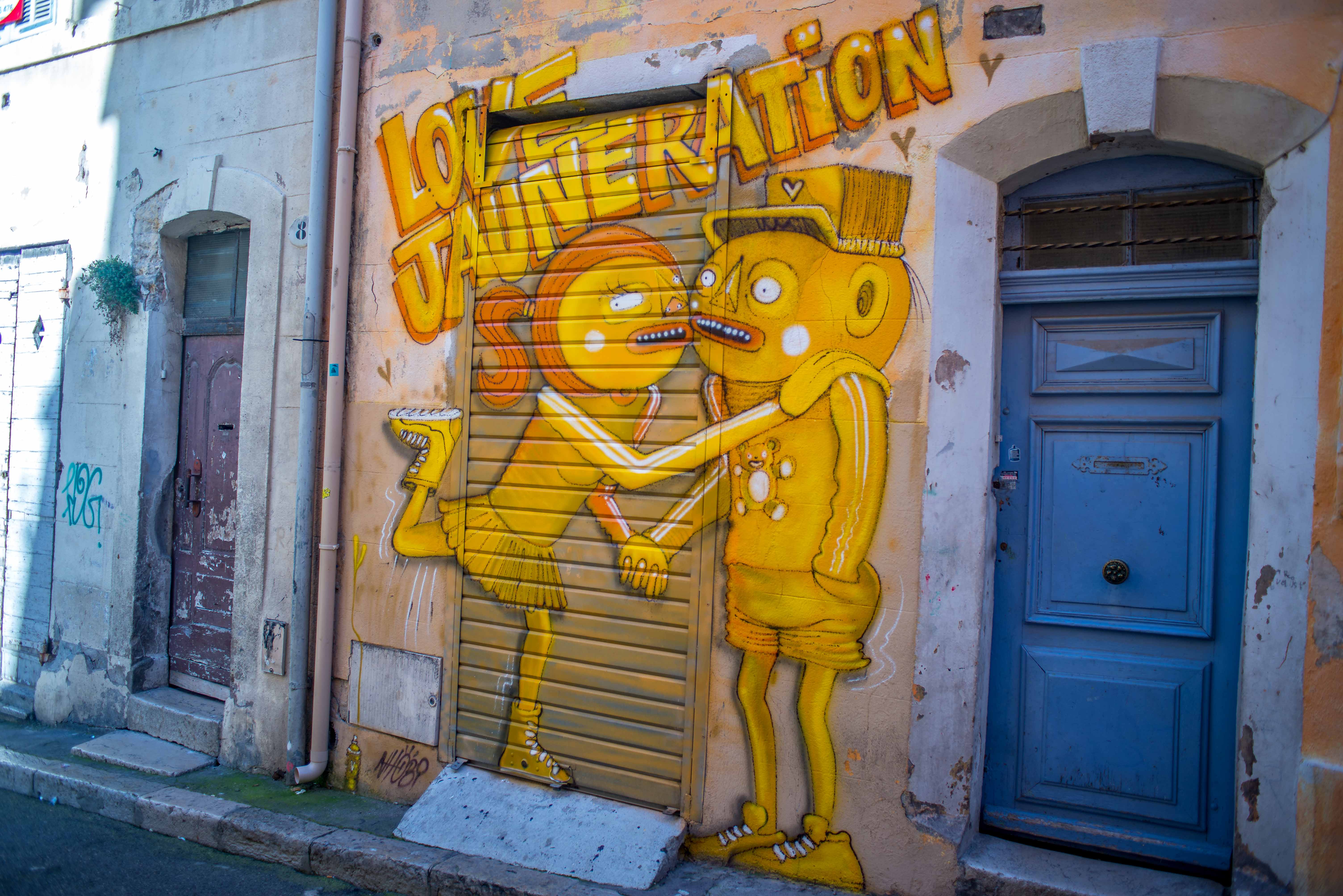 Street art à Marseille Le Panier Paca Blog voyage Icietlabas