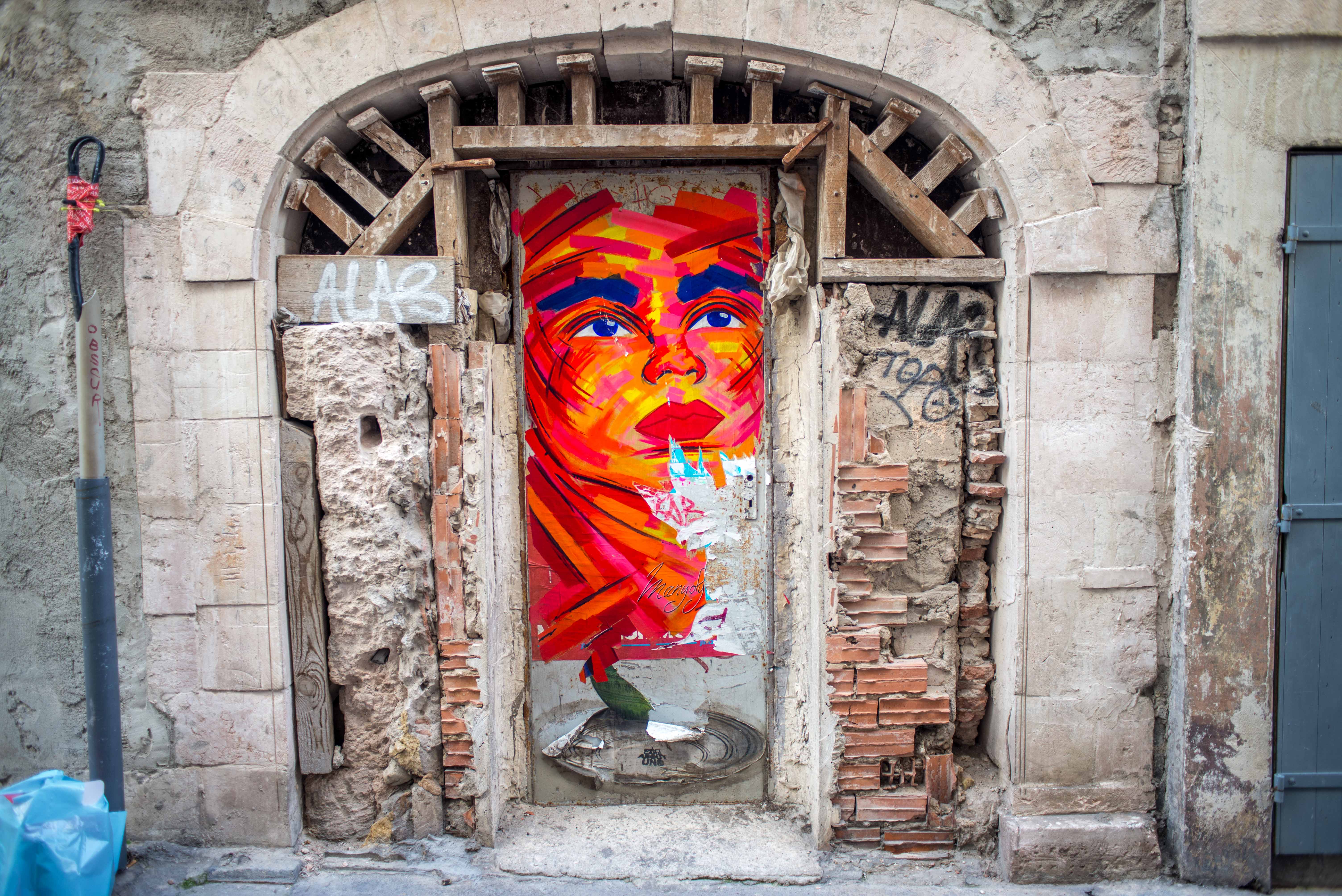 Street art à Marseille Le Panier Paca Blog voyage Icietlabas