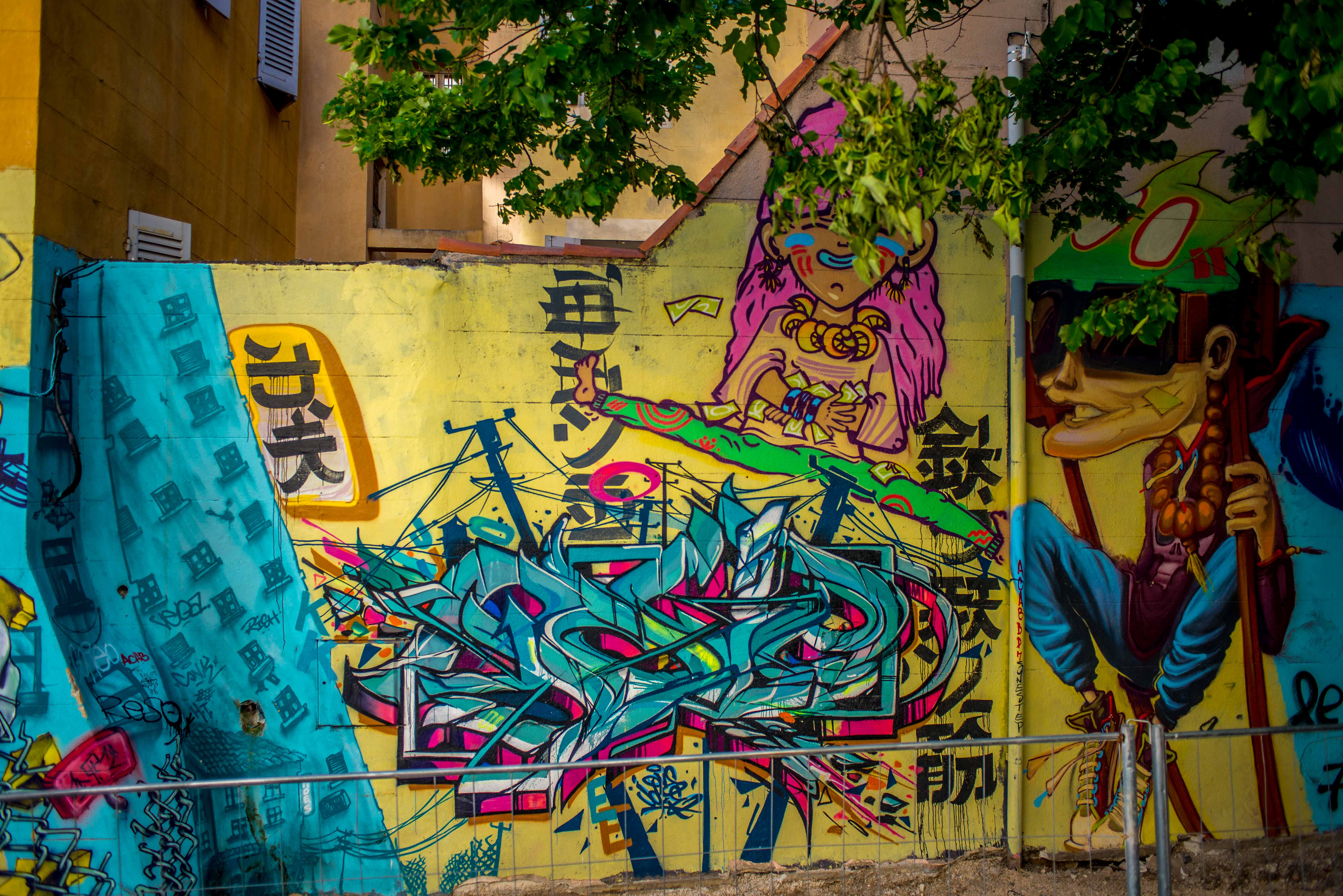 Street art à Marseille Le Panier Paca Blog voyage Icietlabas