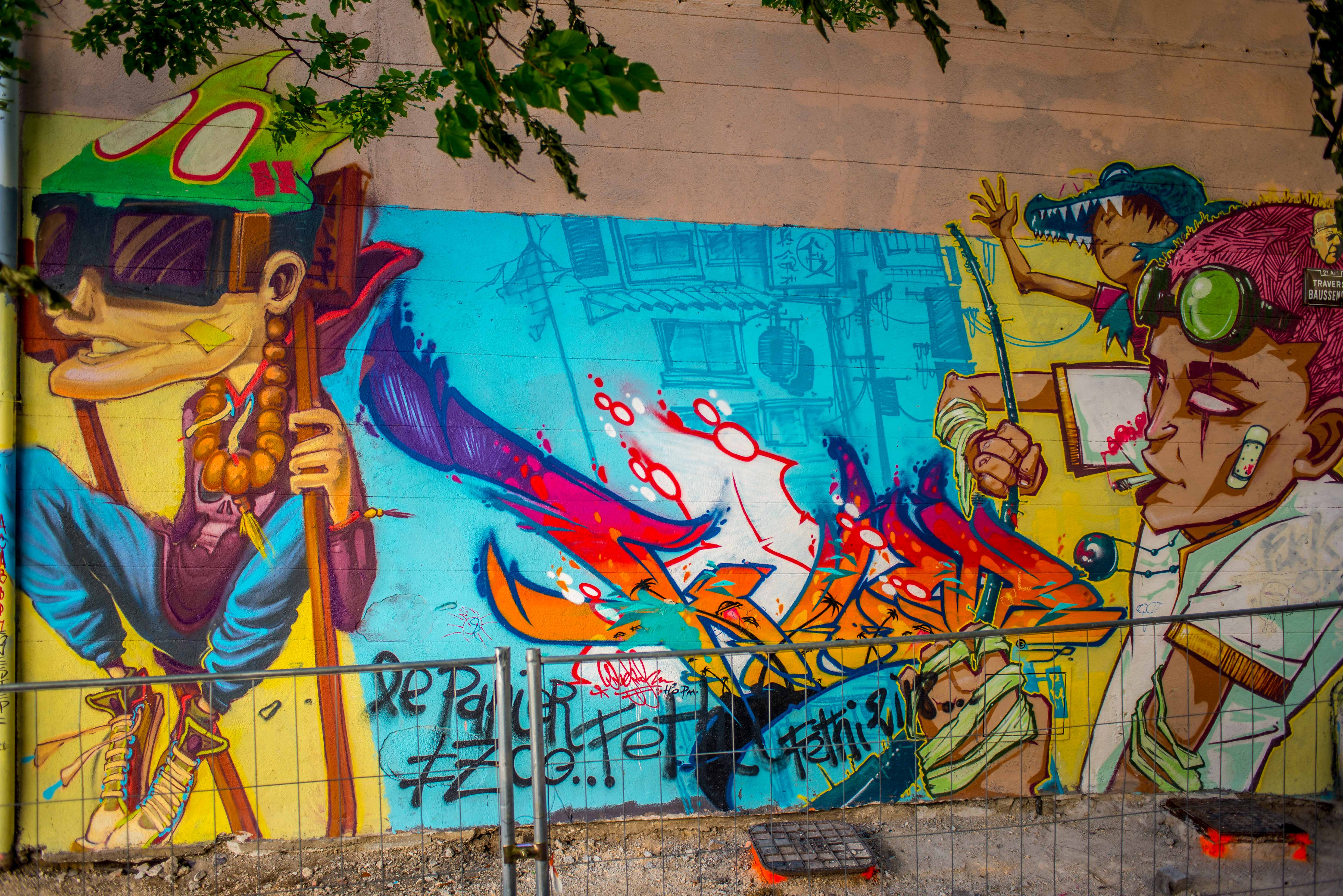 Street art à Marseille Le Panier Paca Blog voyage Icietlabas