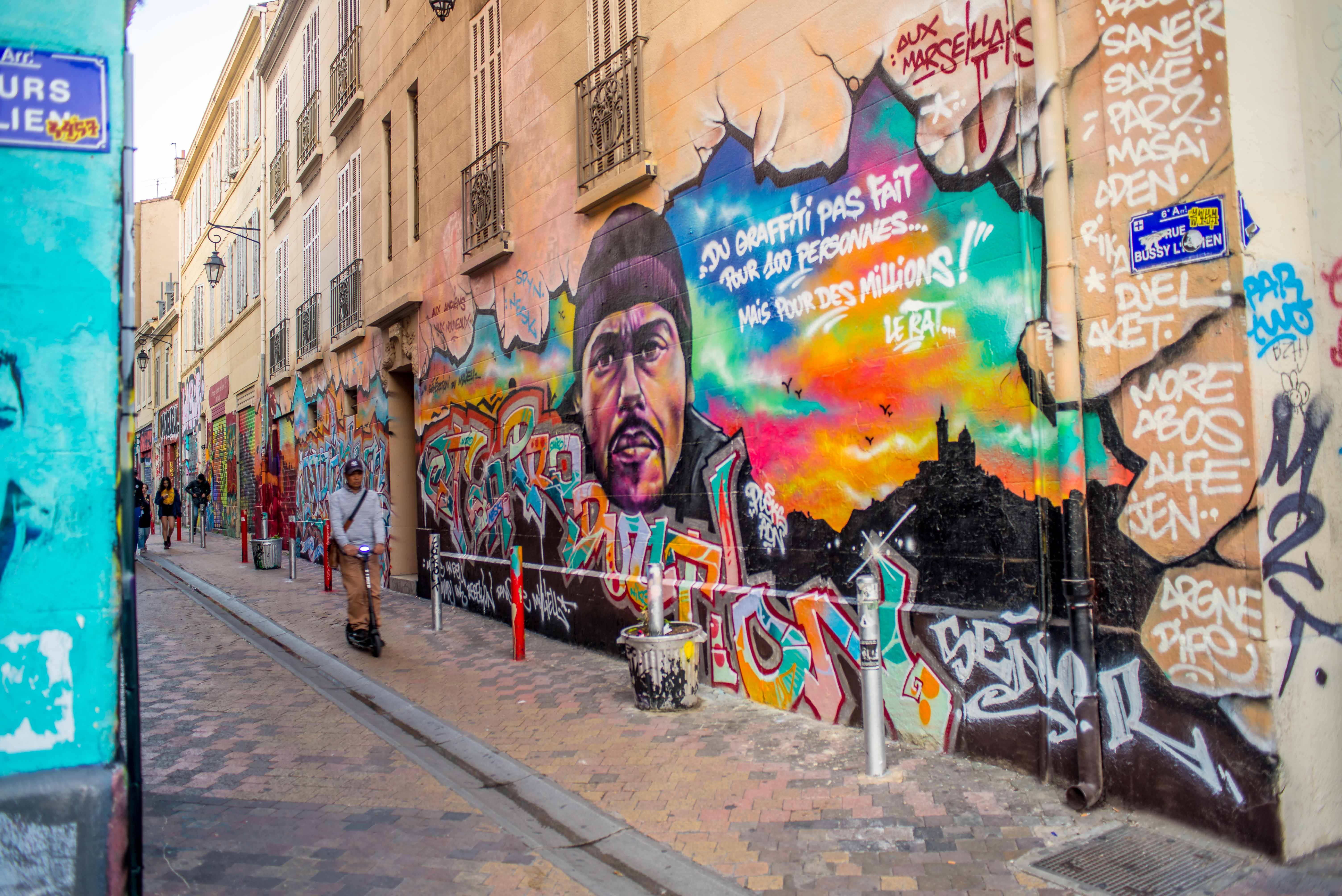 Marseille street art cours julien Paca Provence Alpes Côte D'Azur Blog Voyage Icietlabas