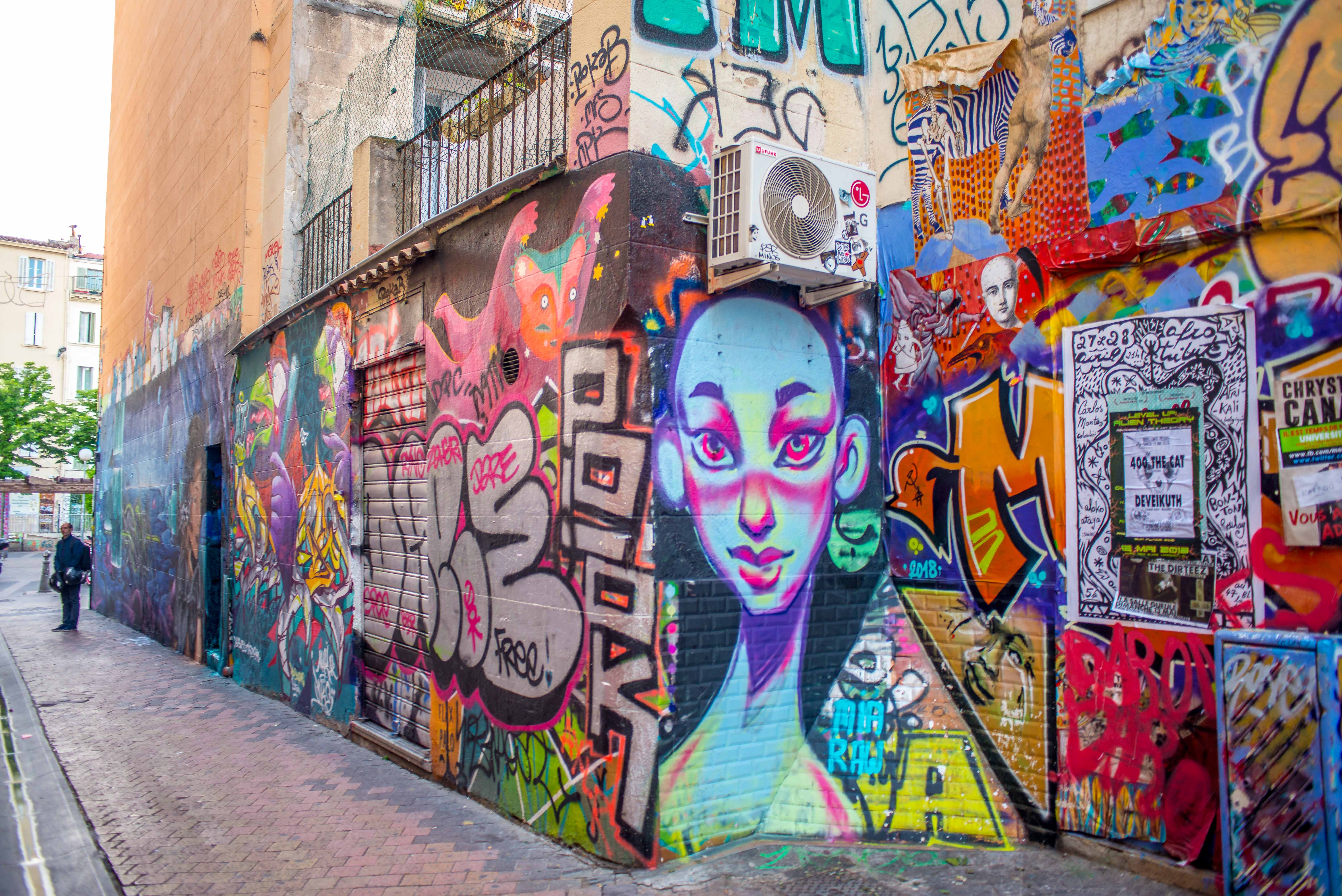 Marseille street art cours julien Paca Provence Alpes Côte D'Azur Blog Voyage Icietlabas
