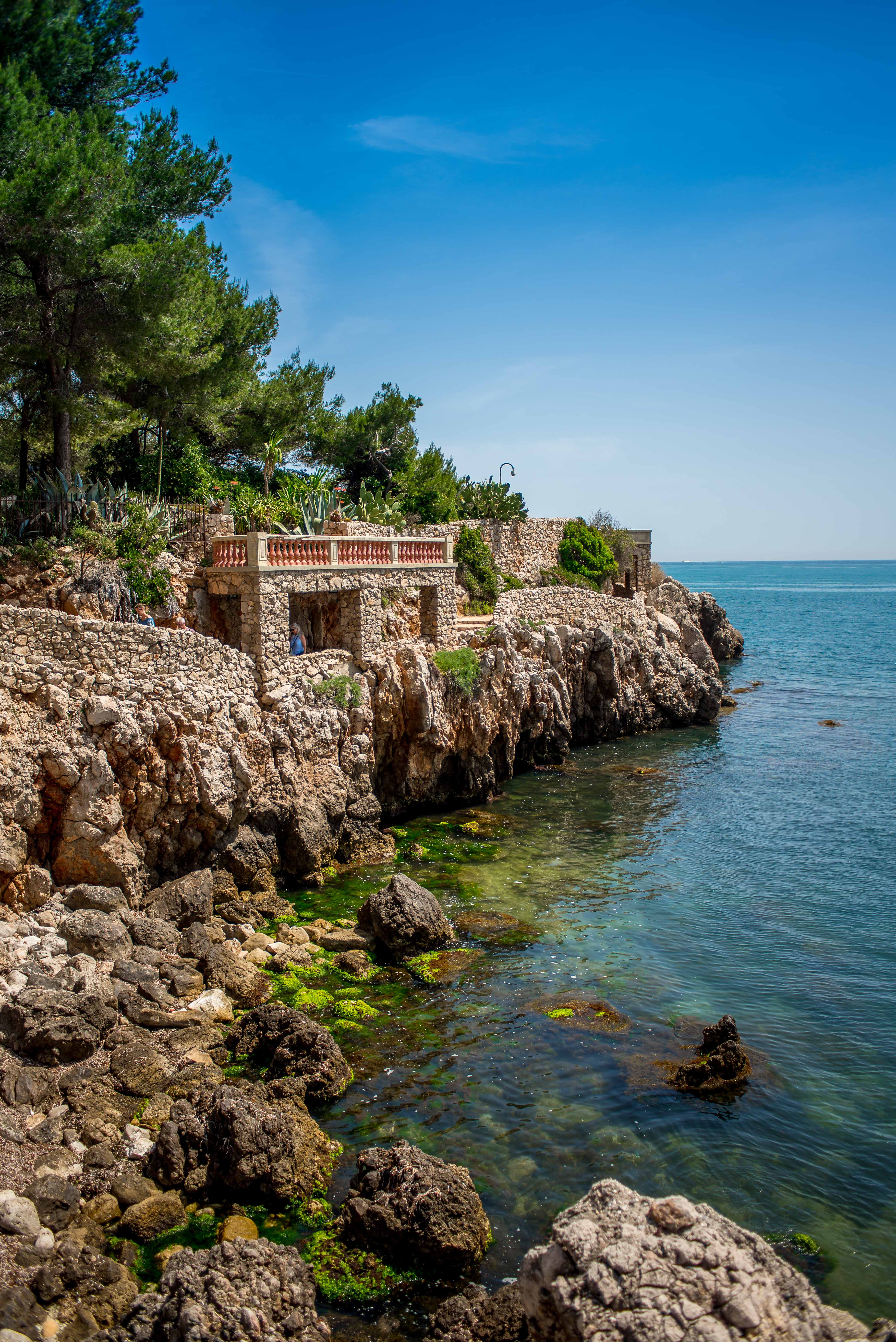 randonnée sentier du littoral cap d'antibes blog voyage icietlabas