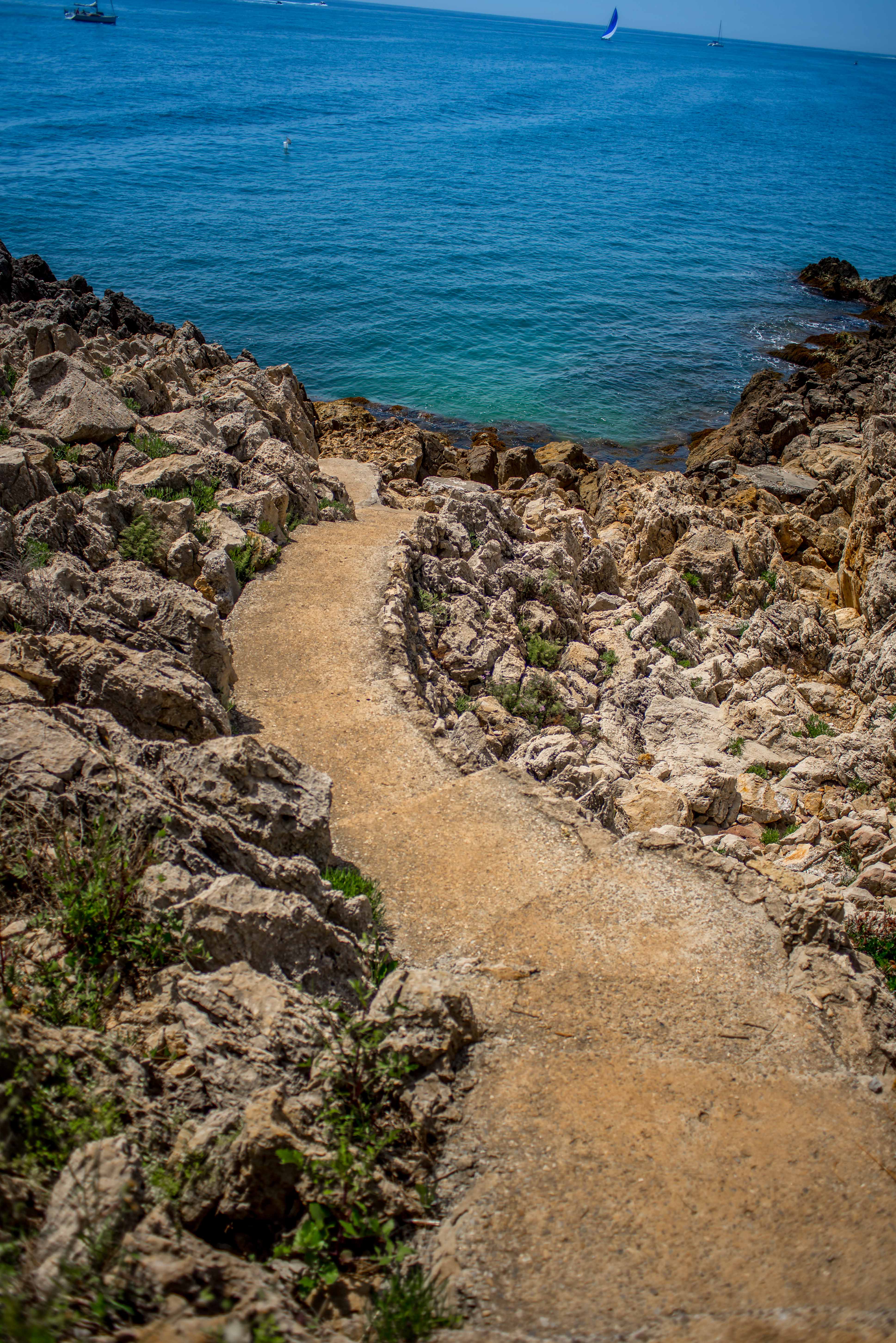 randonnée sentier du littoral cap d'antibes blog voyage icietlabas