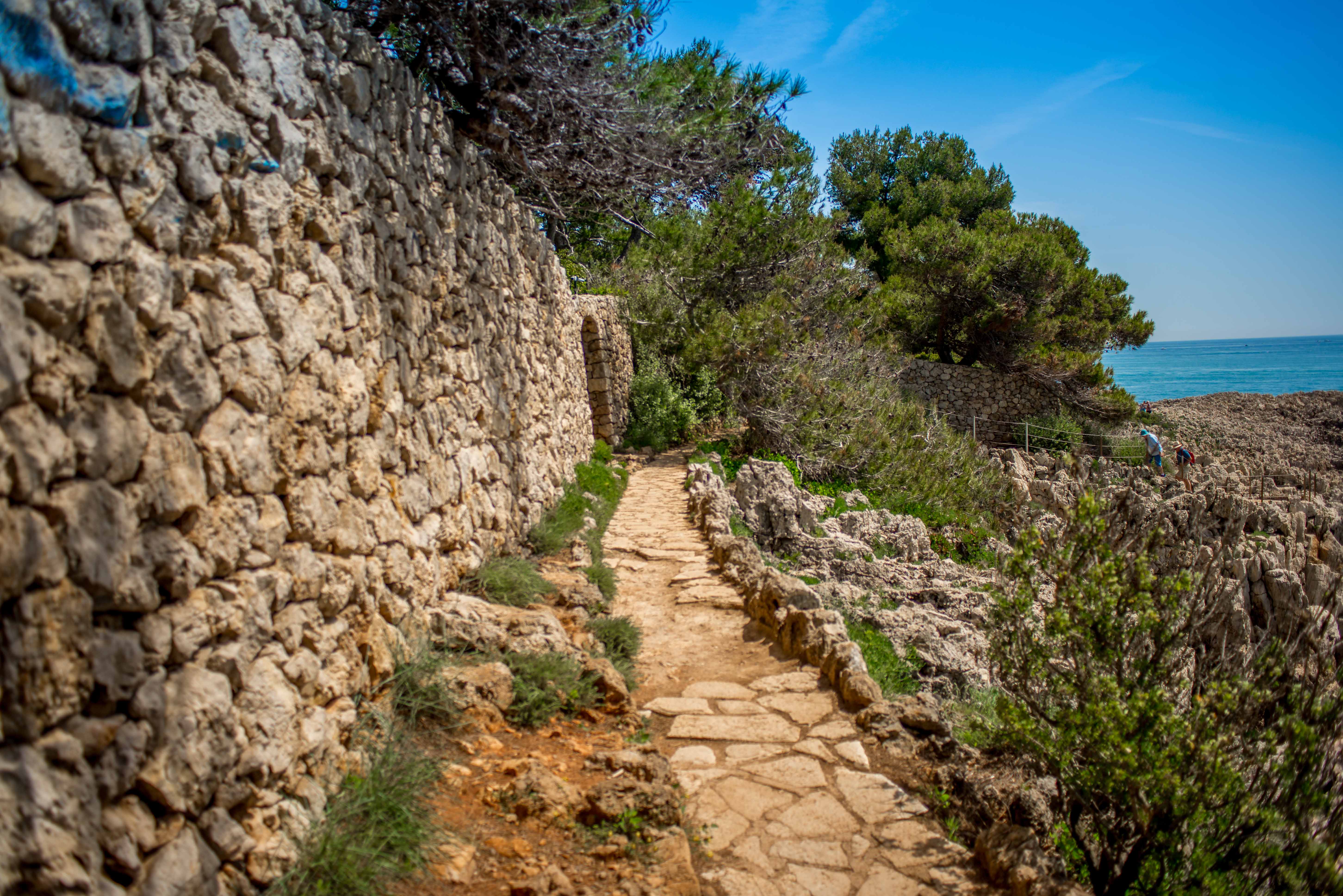 randonnée sentier du littoral cap d'antibes blog voyage icietlabas