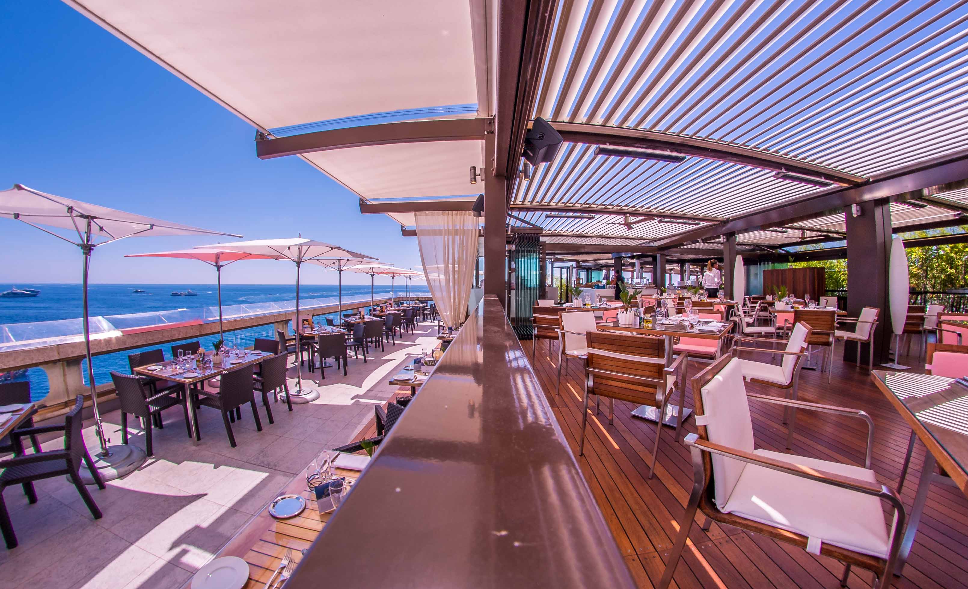 Fairmont Monaco MonteCarlo pink sunday horizon deck blog voyage icietlabas