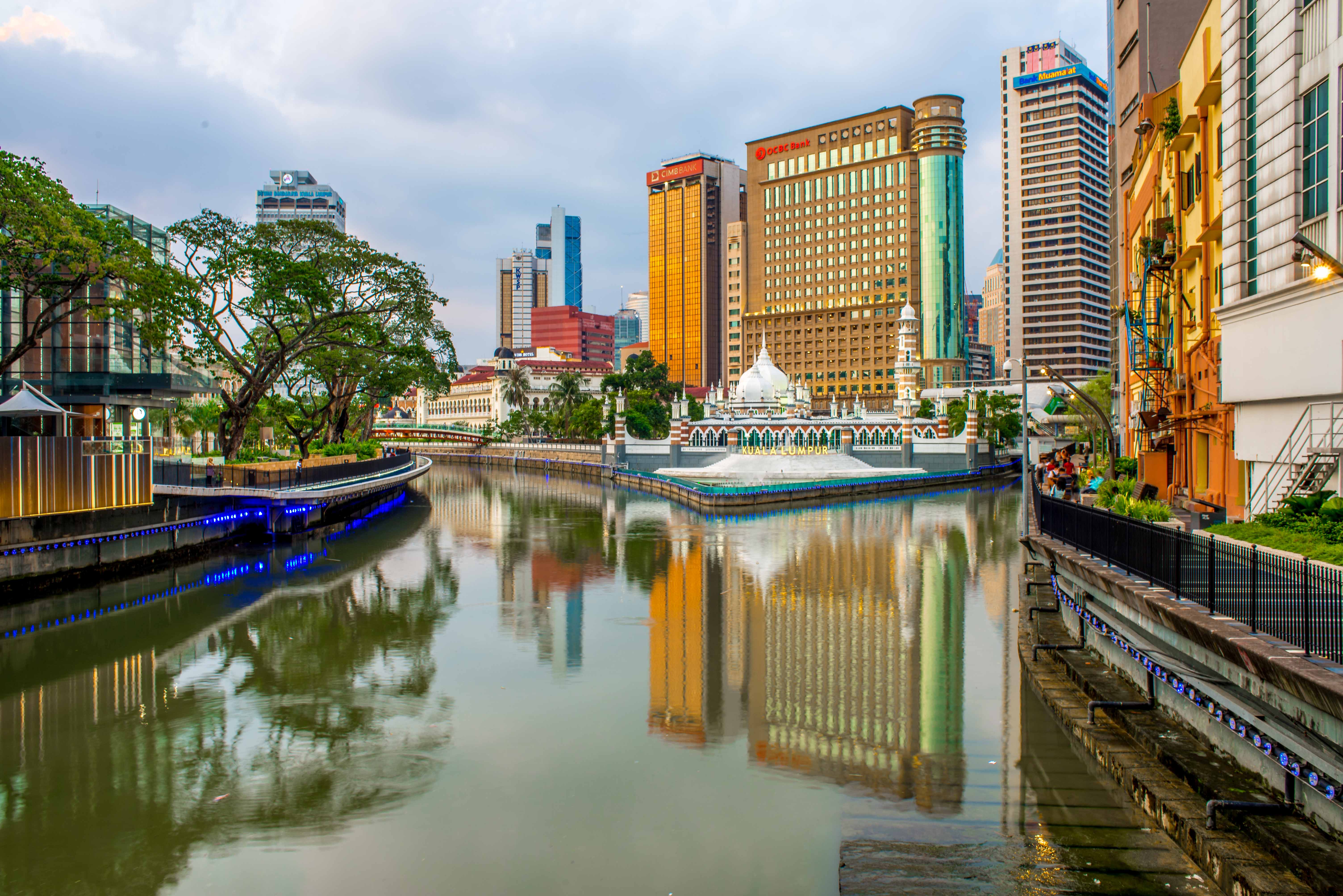 Kuala Lumpur Mosquee Jamek Malaisie blog voyage icietlabas