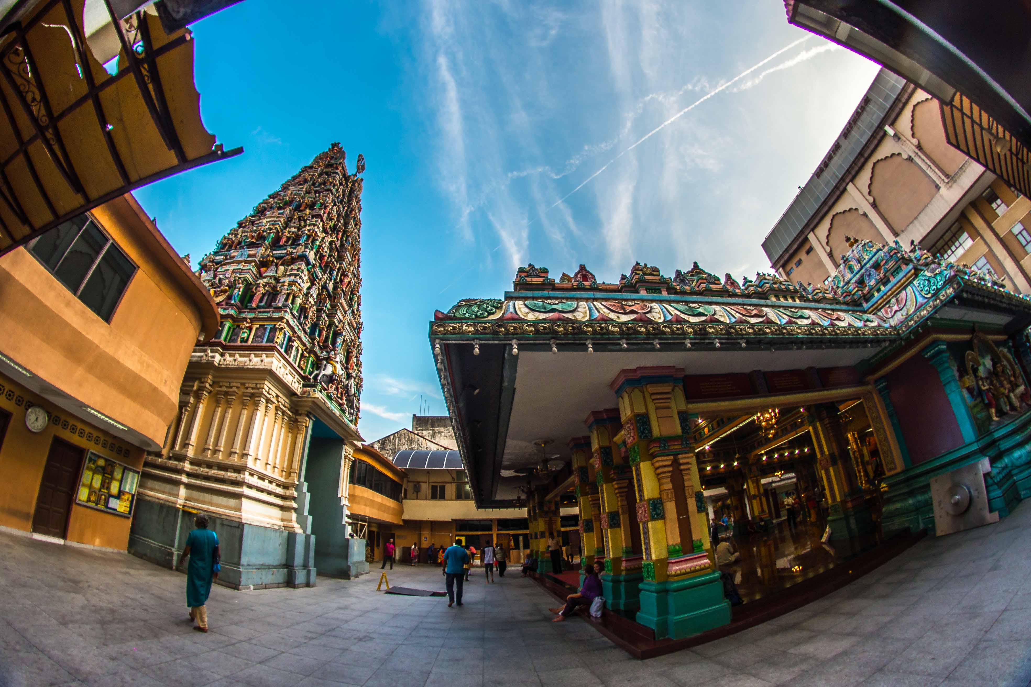 Kuala Lumpur Sri Maha Mariamman Temple Hindou Malaisie blog voyage icietlabas
