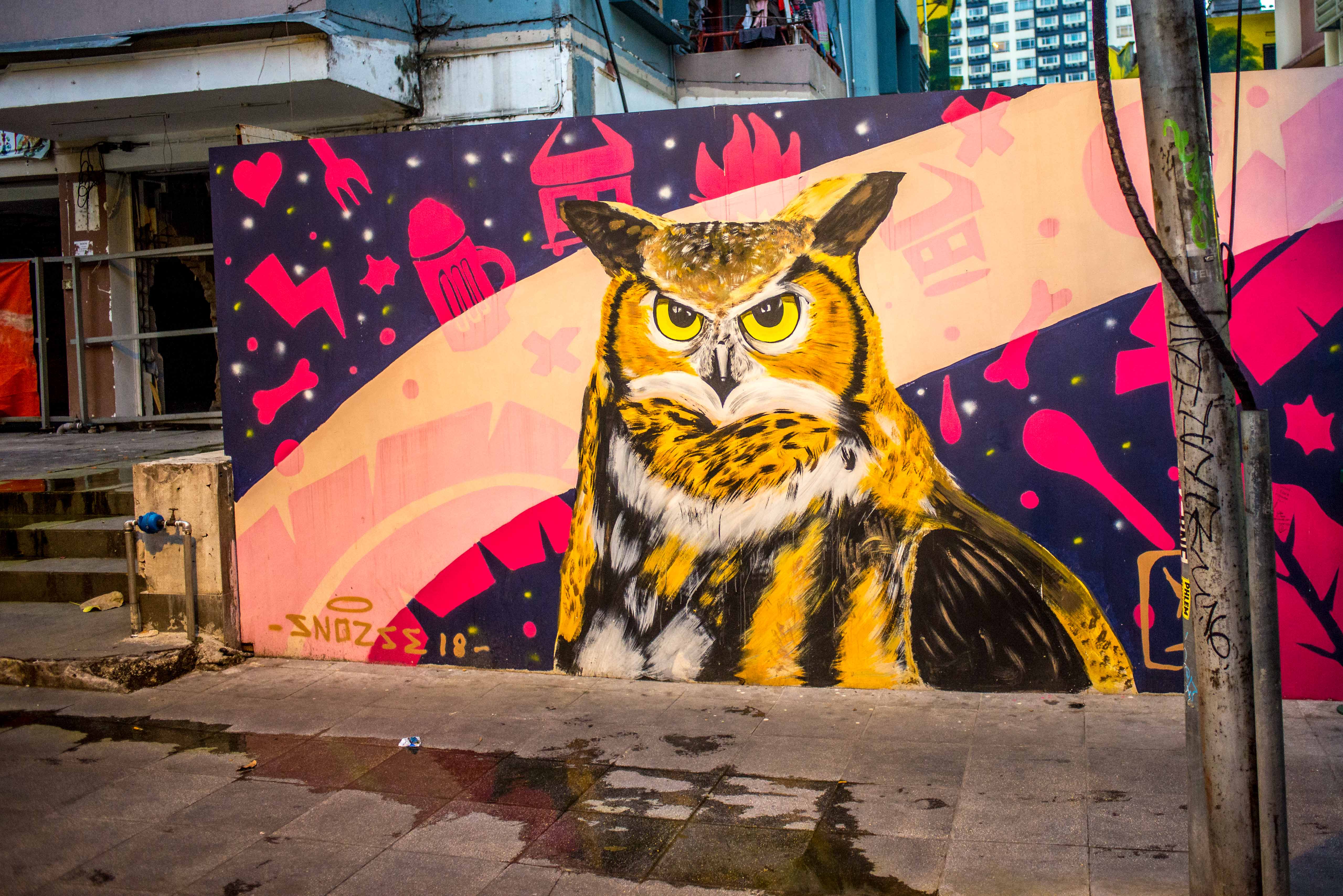 Kuala Lumpur streetart Malaisie blog voyage icietlabas