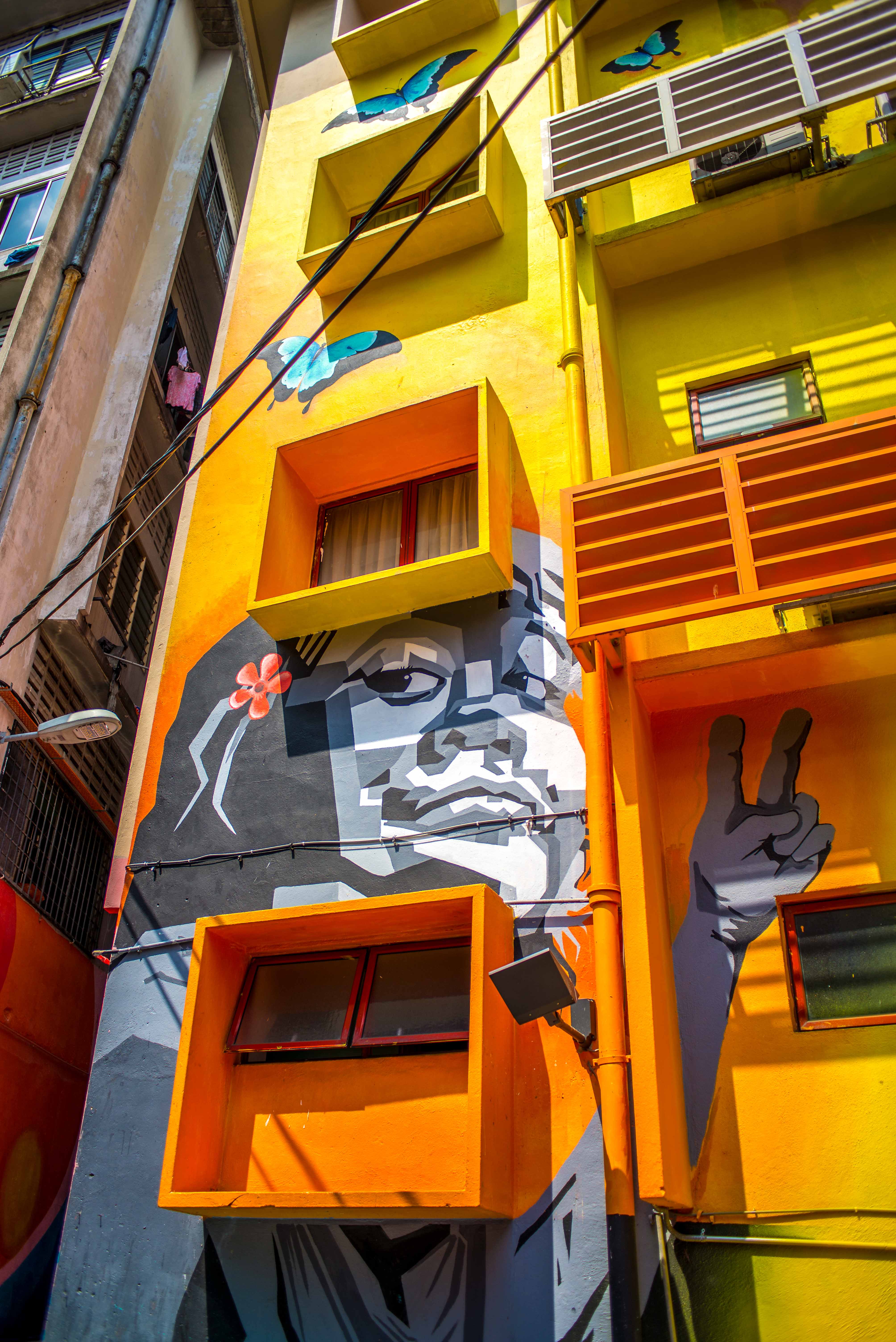Kuala Lumpur streetart Malaisie blog voyage icietlabas