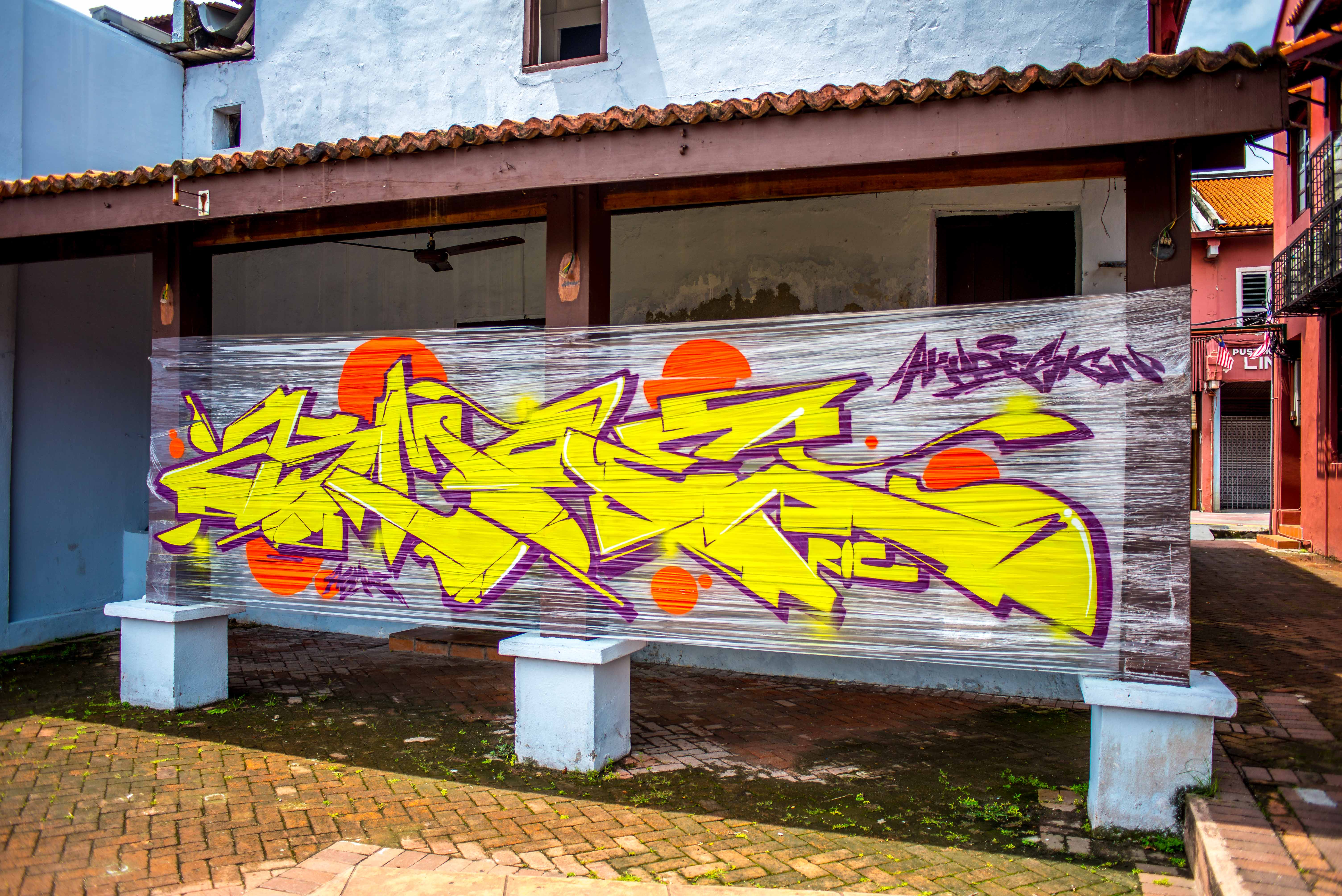 Malacca Street Art Melaka Malaisie Ici et la bas blog voyage