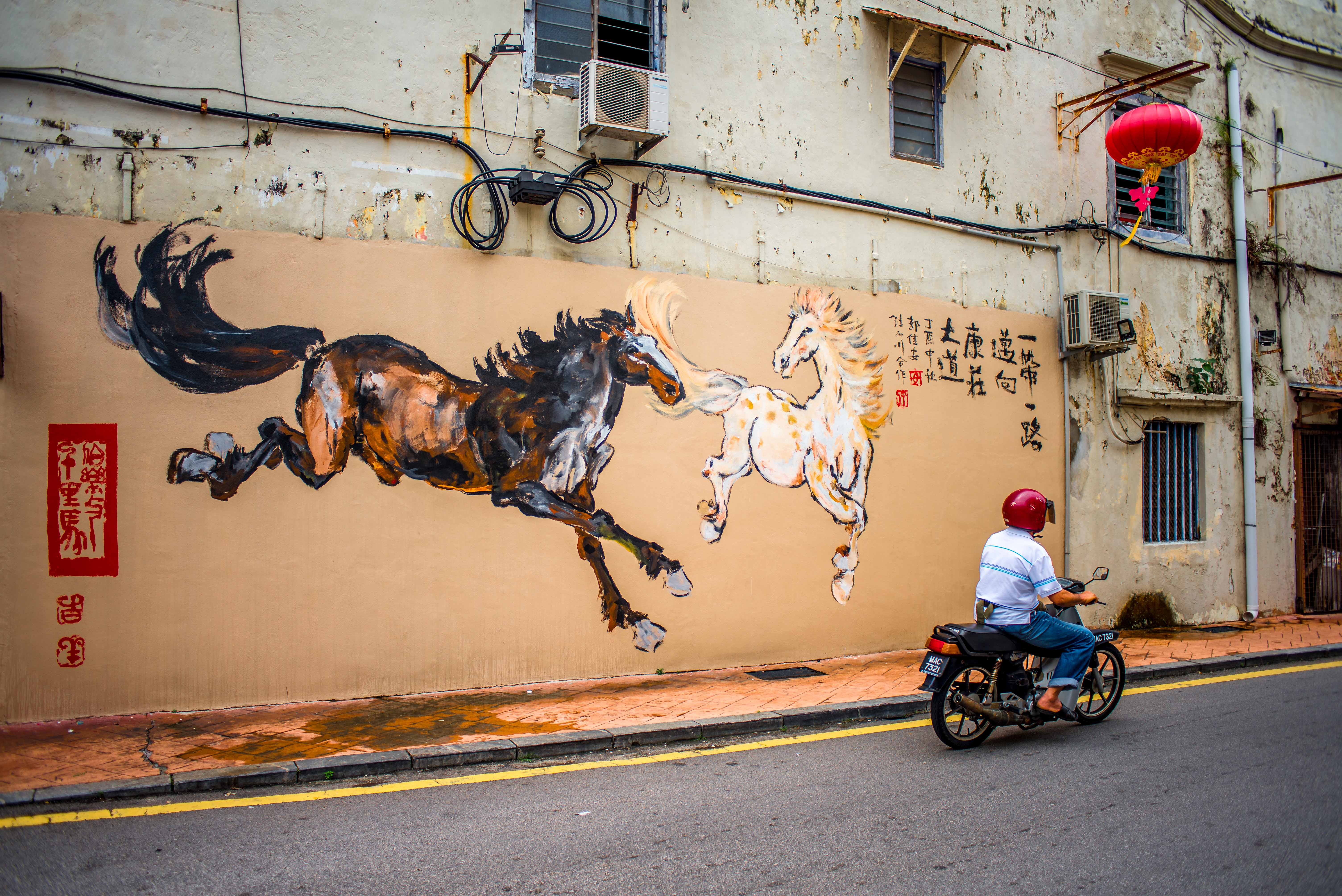 Malacca Street Art Melaka Malaisie Ici et la bas blog voyage