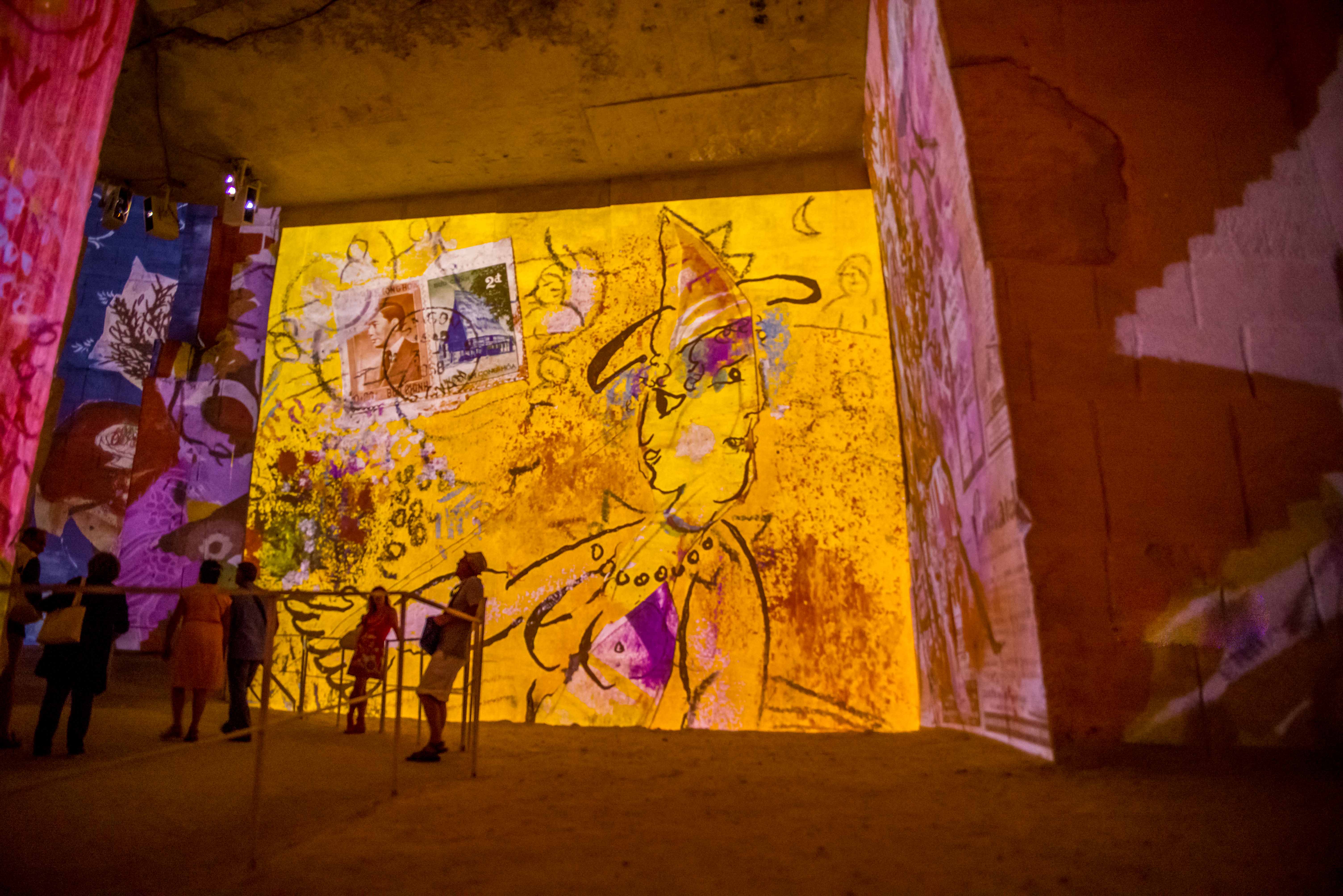 Carrières de Lumières Baux-de-Provence Edition Chagall blog voyage icietlabas