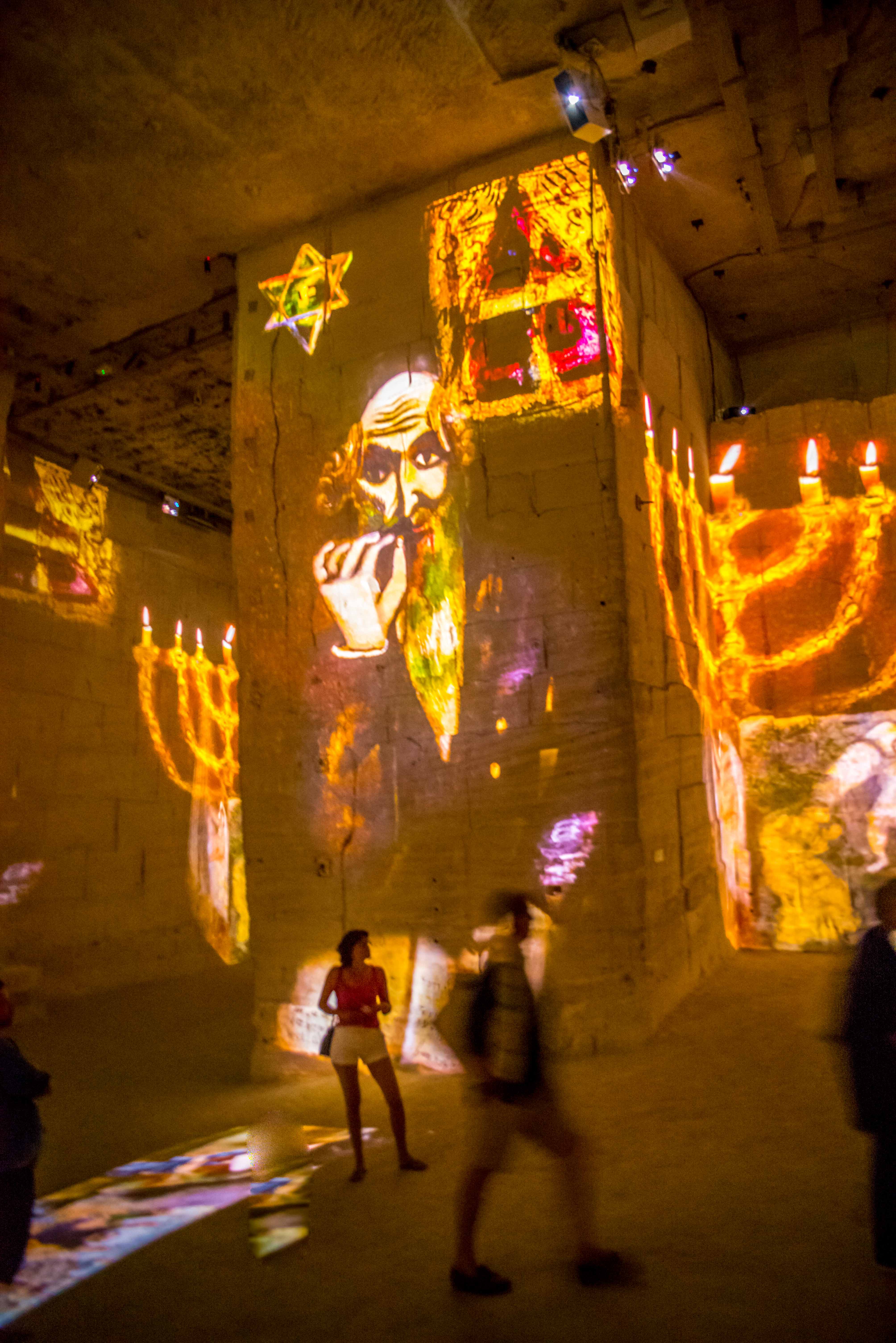 Carrières de Lumières Baux-de-Provence Edition Chagall blog voyage icietlabas