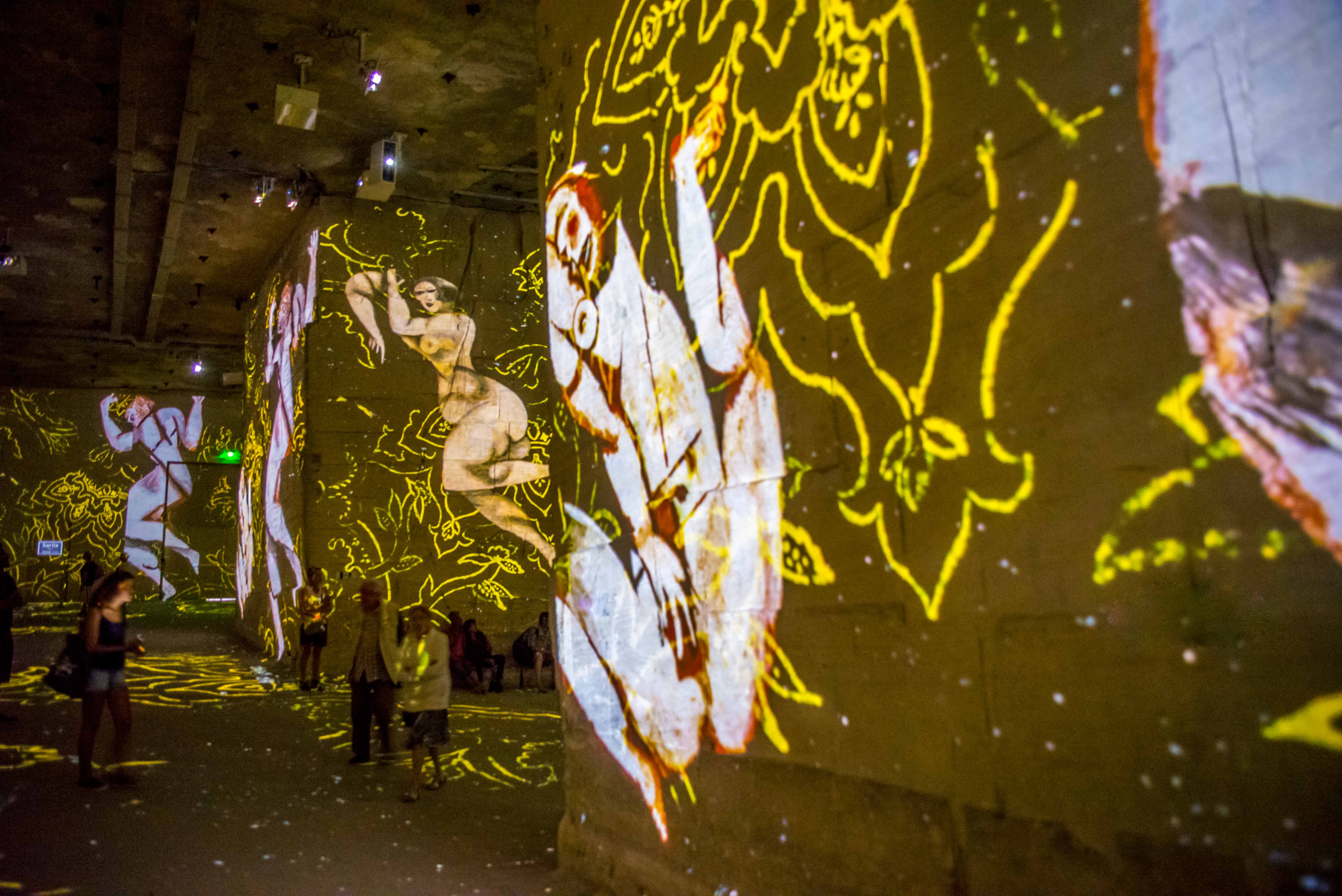 Carrières de Lumières Baux-de-Provence Edition Chagall blog voyage icietlabas