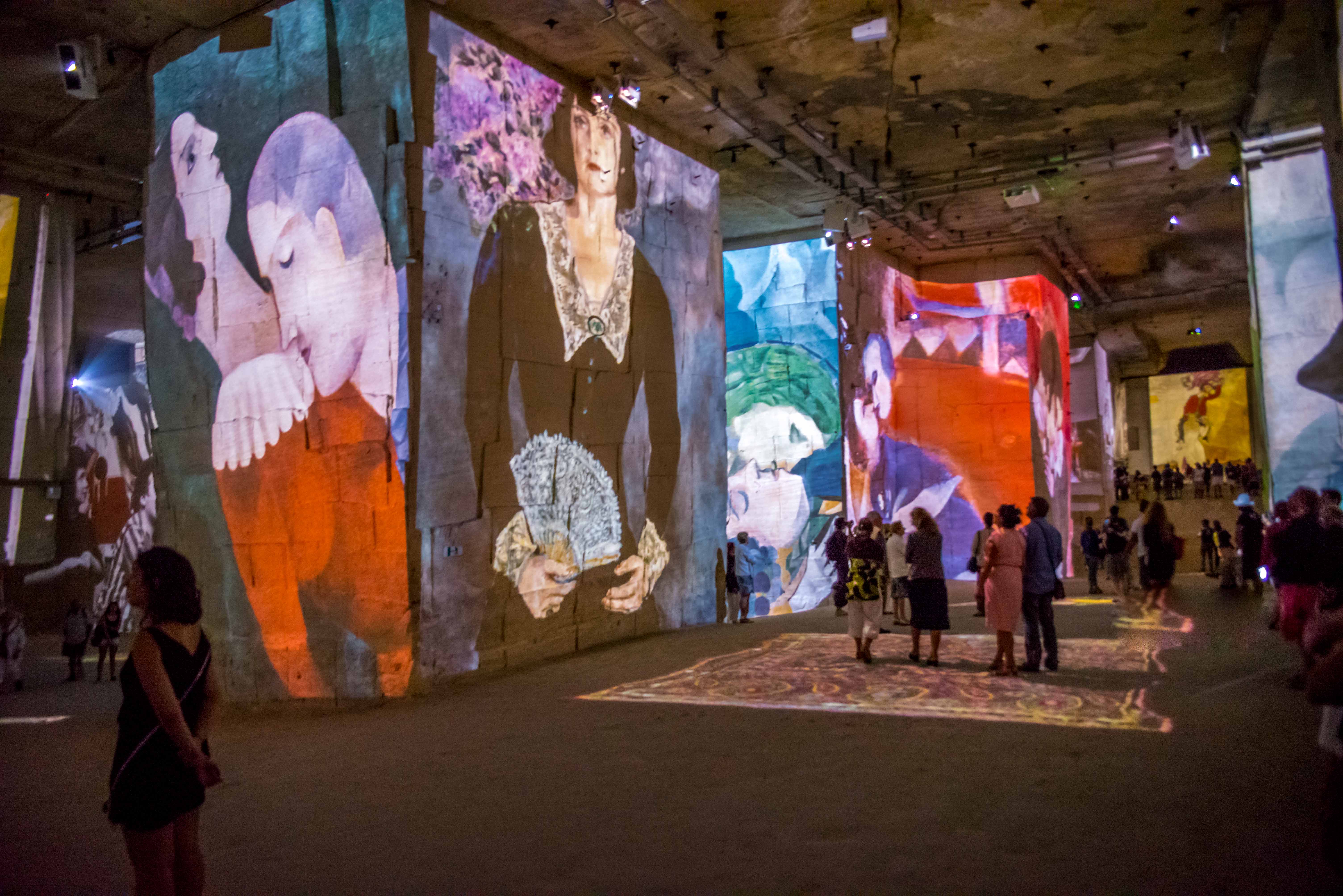 Carrières de Lumières Baux-de-Provence Edition Chagall blog voyage icietlabas