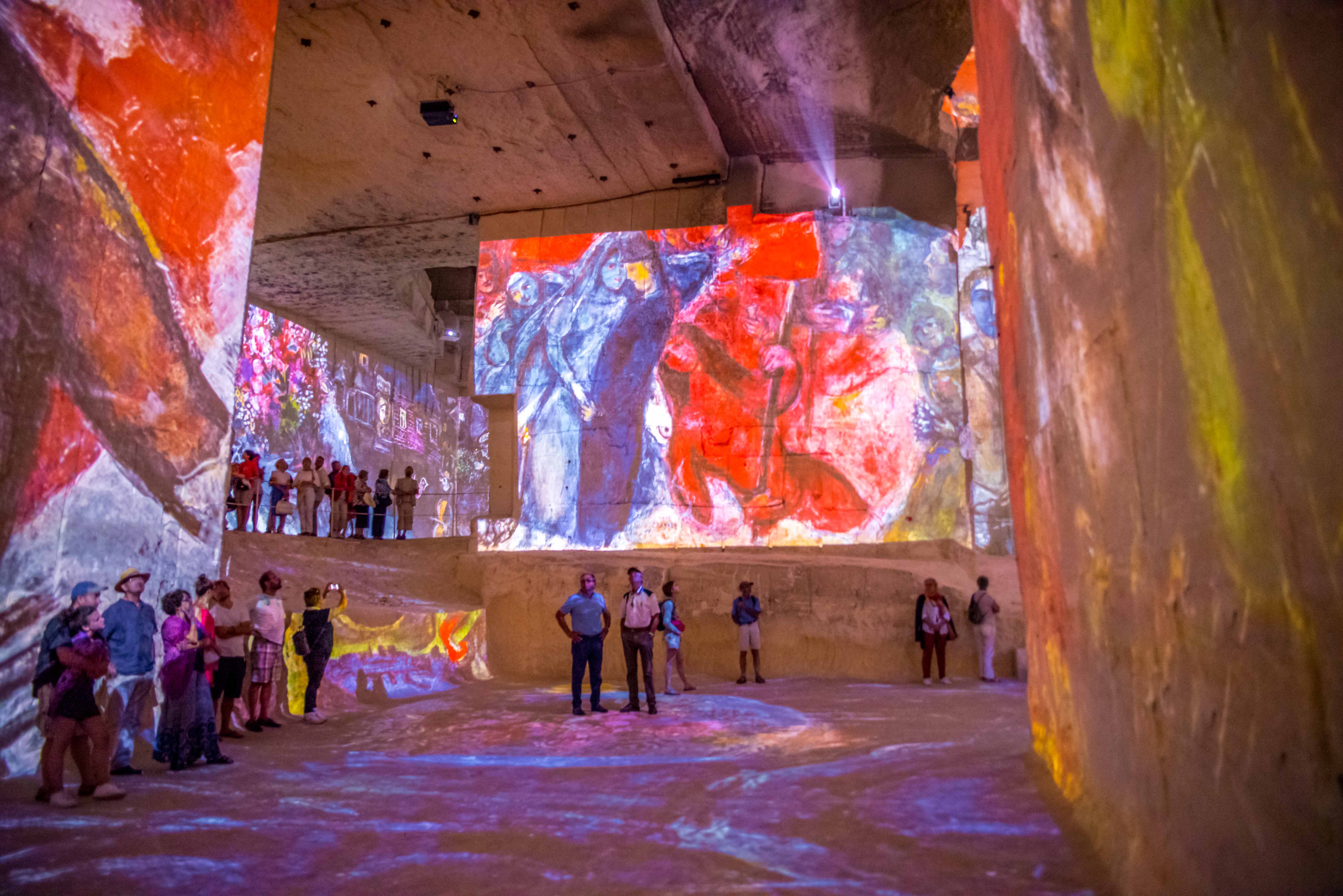 Carrières de Lumières Baux-de-Provence Edition Chagall blog voyage icietlabas