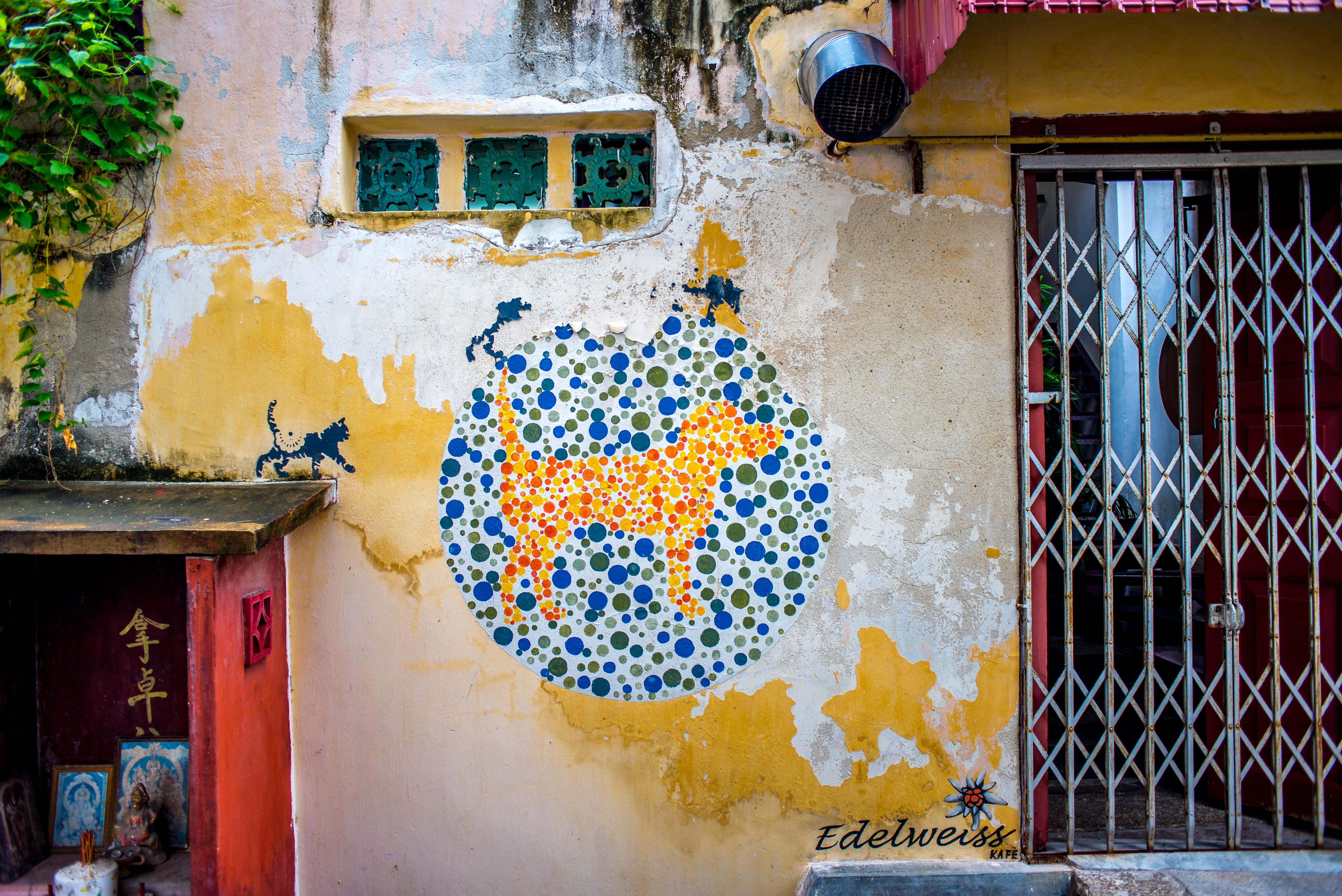 Street art à Georgetown Penang Malaisie Asie blogvoyage Icietlabas 101 Lost Kittens - Les 101 Chatons Perdus