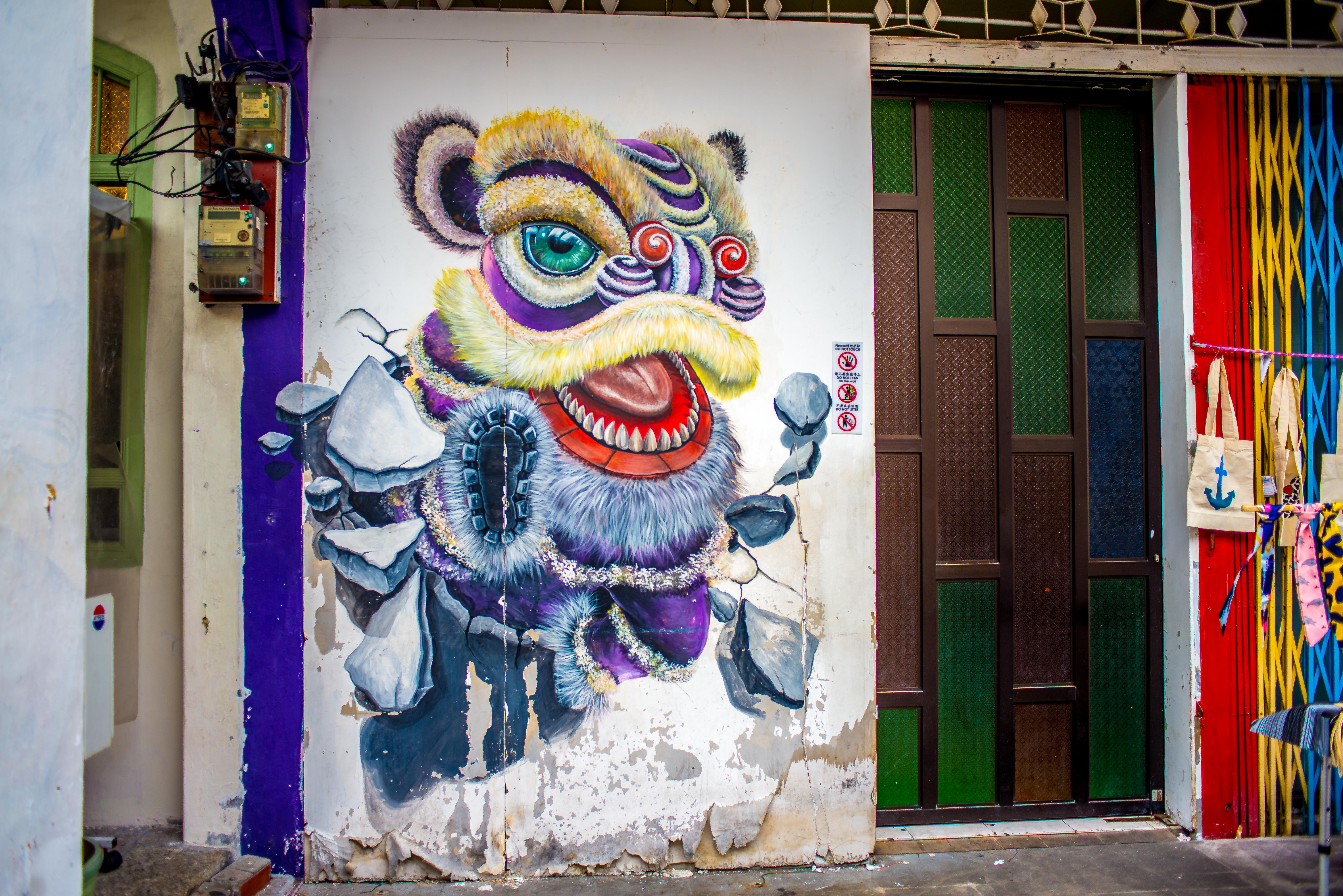 Street art à Georgetown Penang Malaisie Asie blogvoyage Icietlabas