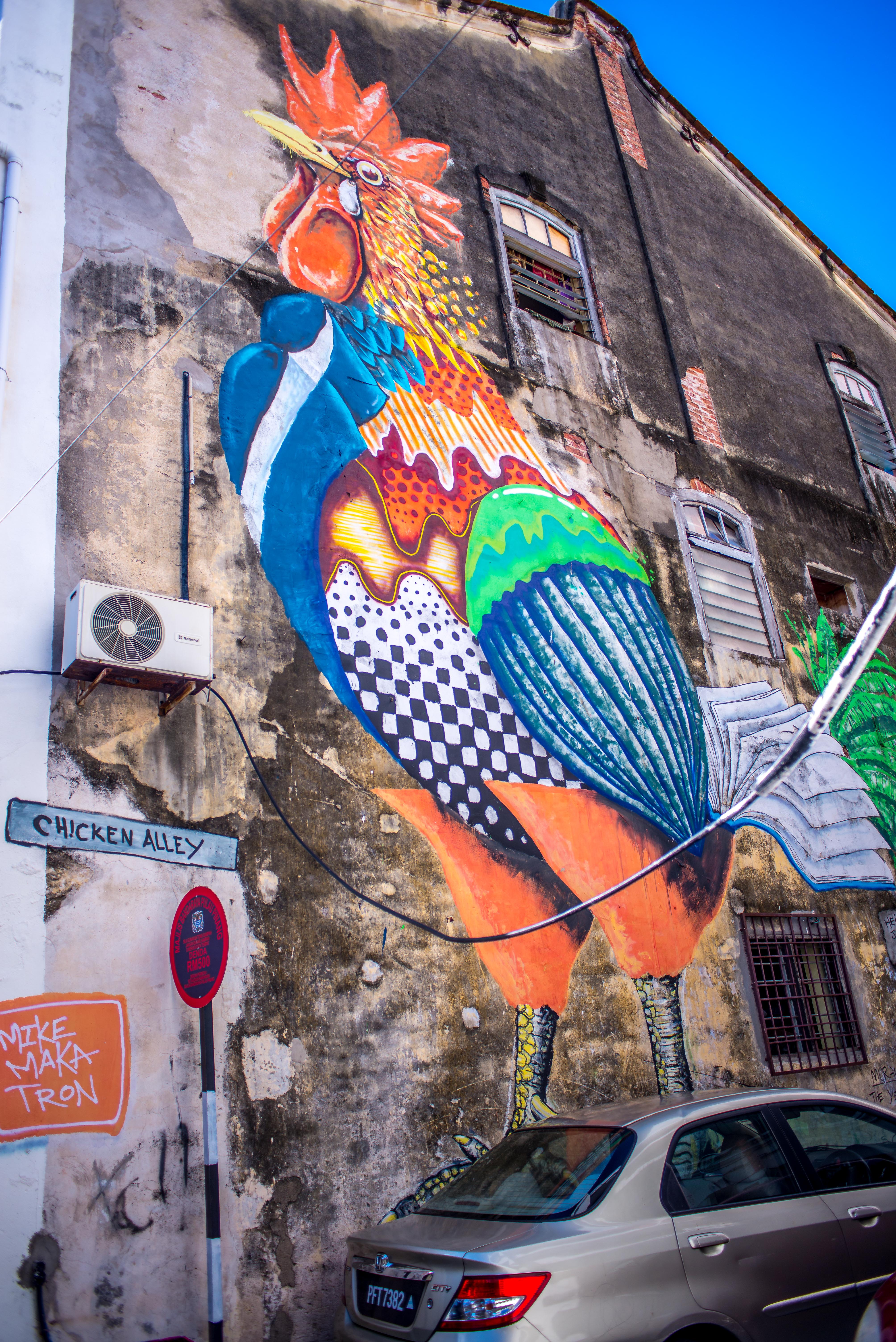 Street art à Georgetown Penang Malaisie Asie blogvoyage Icietlabas