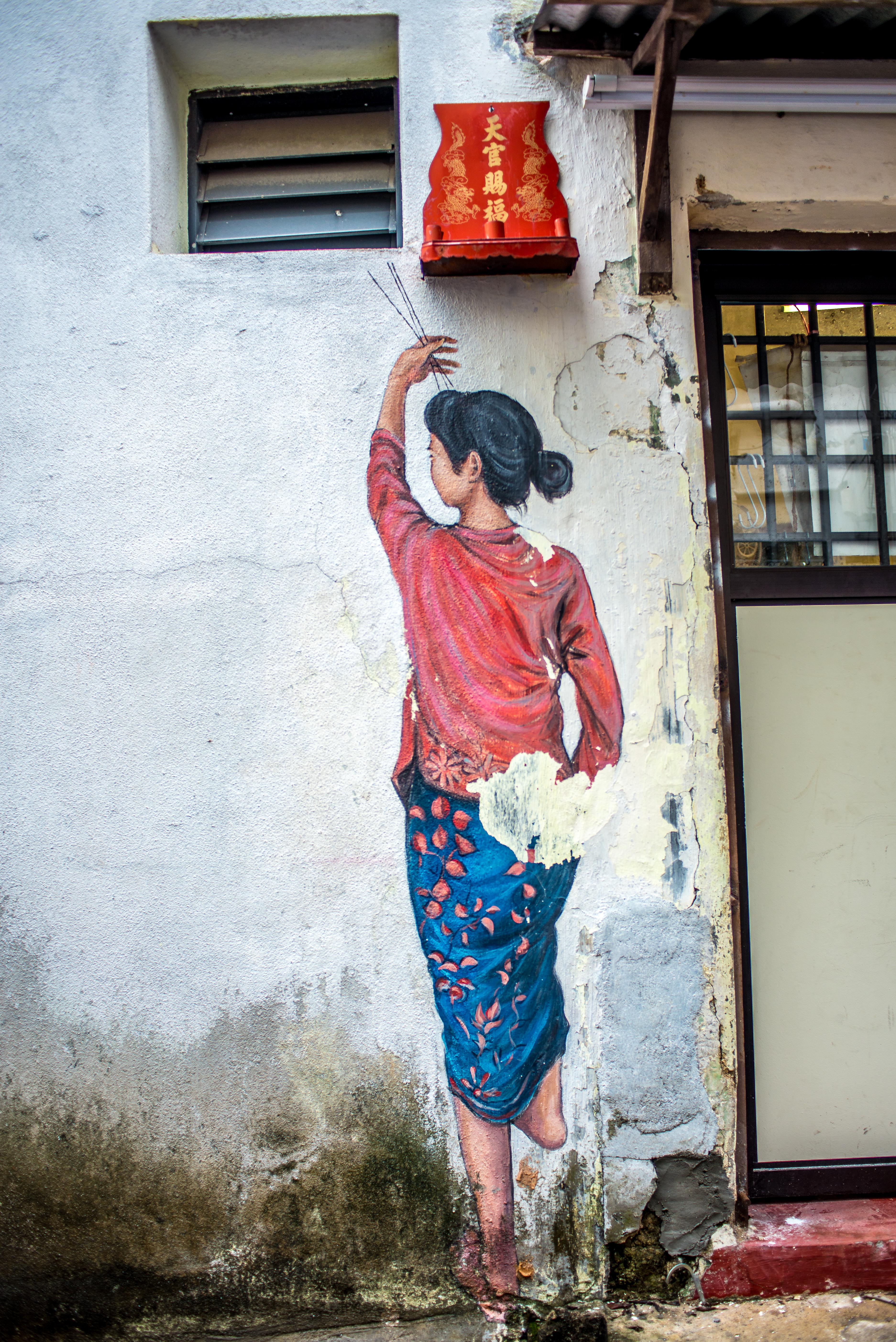Street art à Georgetown Penang Malaisie Asie blogvoyage Icietlabas