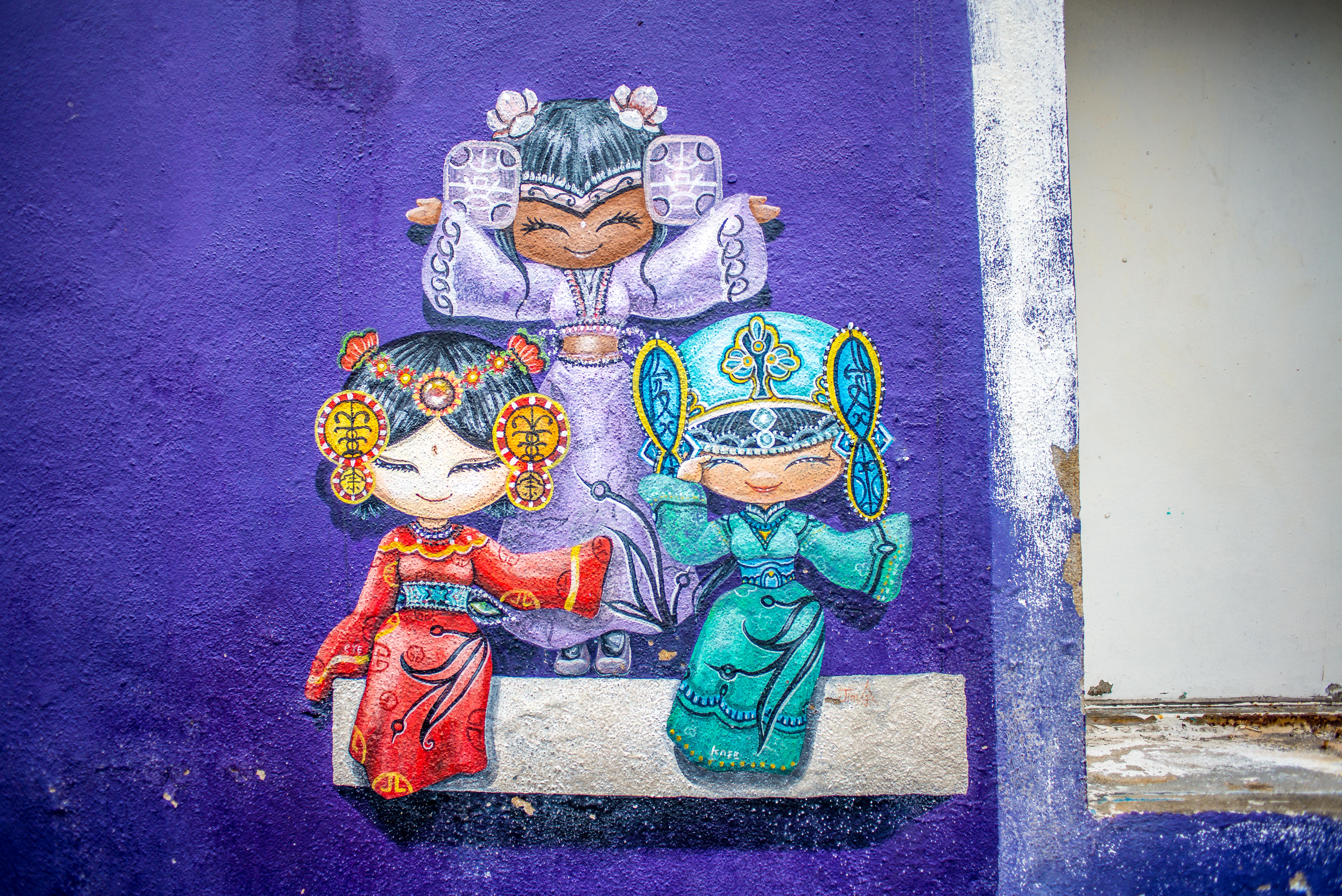 Street art à Georgetown Penang Malaisie Asie blogvoyage Icietlabas