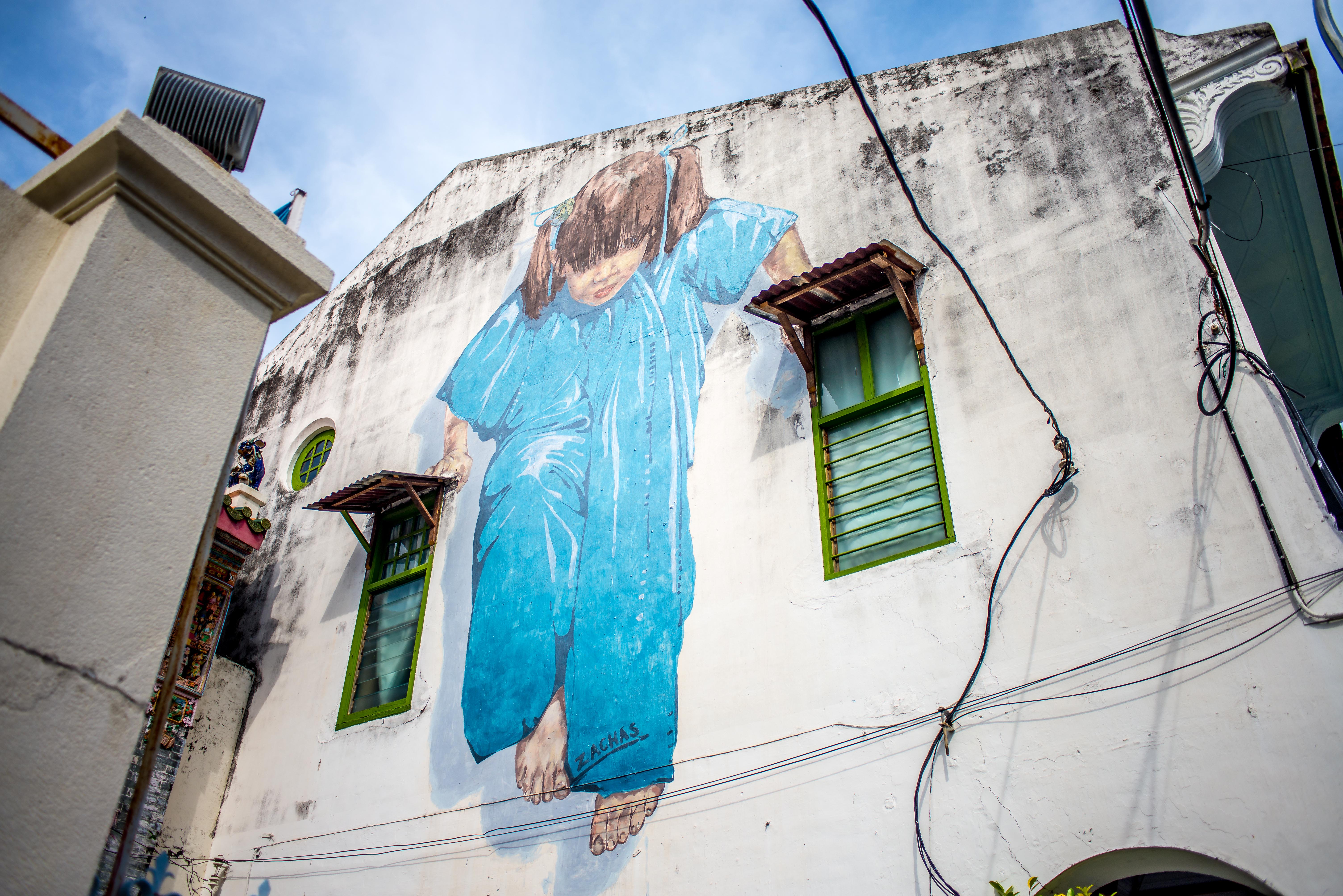Street art à Georgetown Penang Malaisie Asie blogvoyage Icietlabas-Ernest Zacharevic
