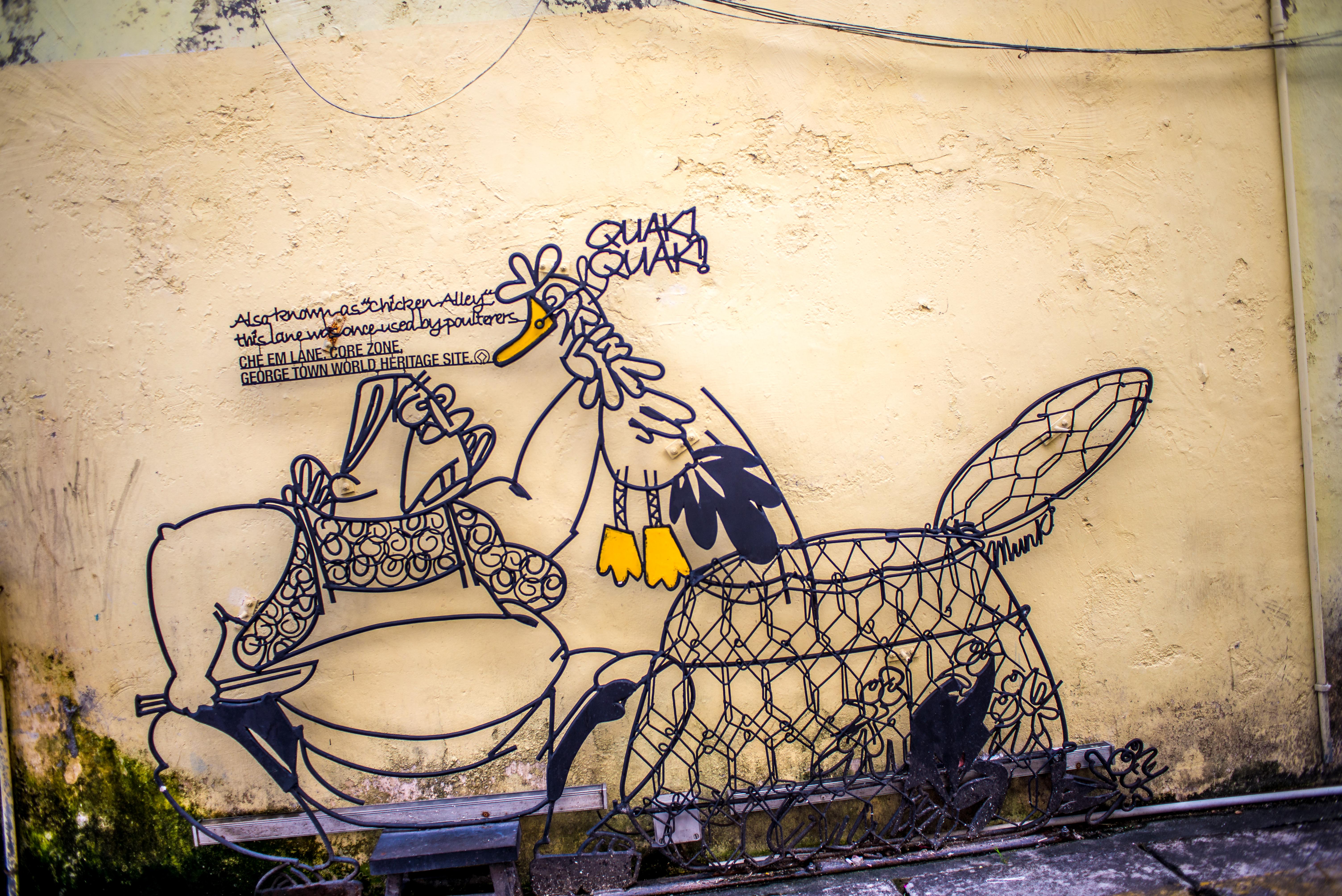 Street art à Georgetown Penang Malaisie Asie blogvoyage Icietlabas Marking Georgetown