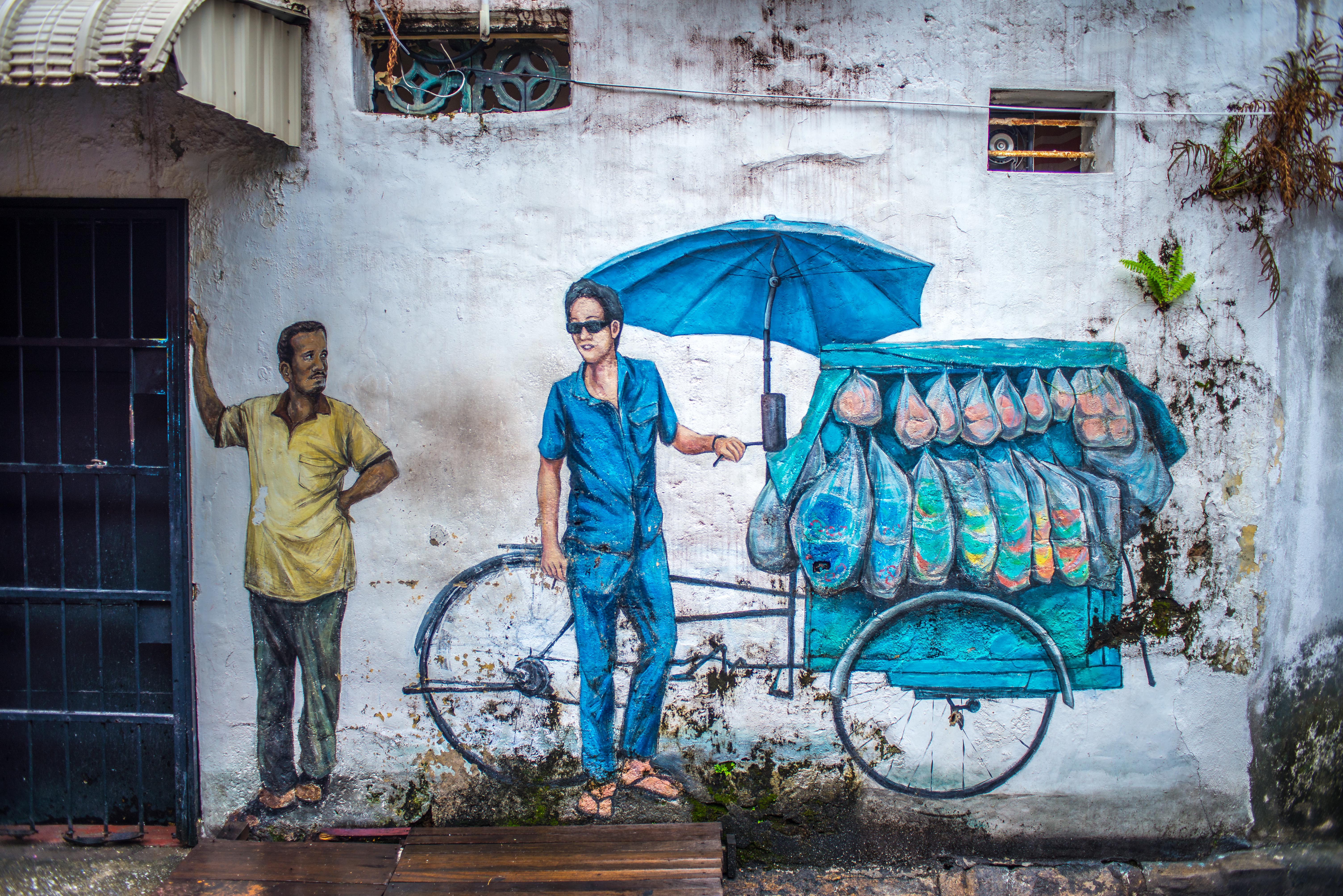 Street art à Georgetown Penang Malaisie Asie blogvoyage Icietlabas