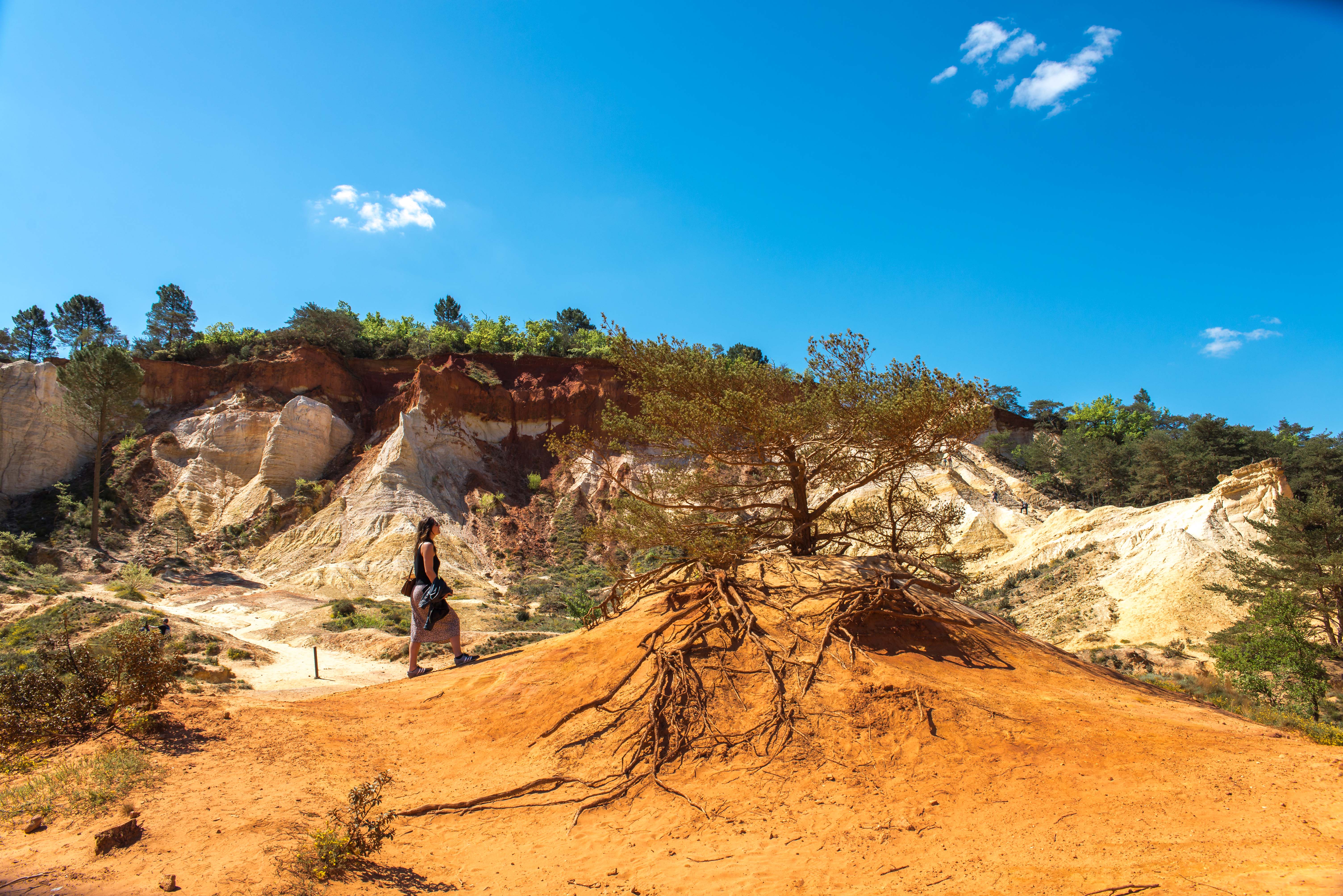 Colorado Provençal Rustrel Mines de Bruoux blog voyage icietlabas