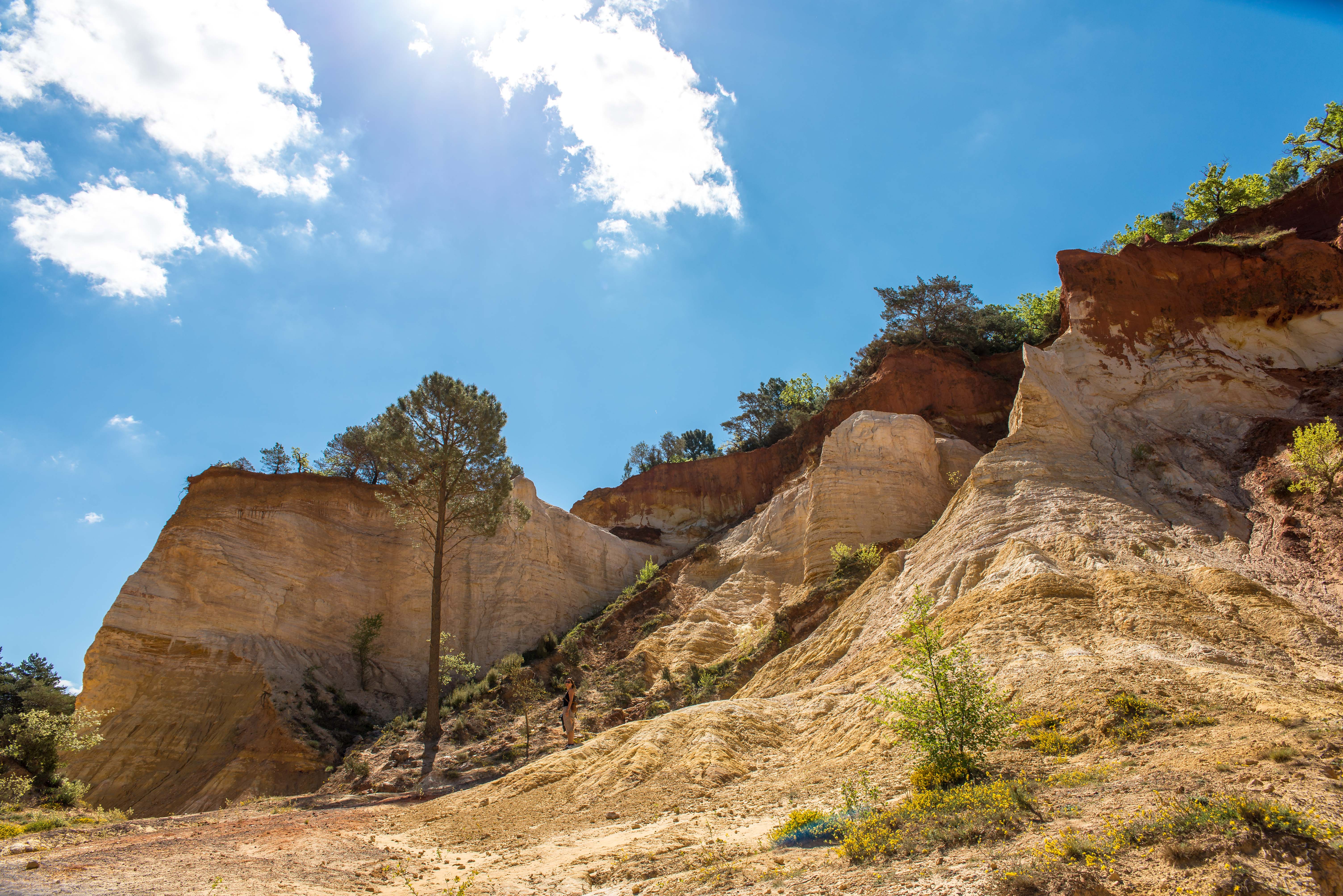 Colorado Provençal Rustrel Mines de Bruoux blog voyage icietlabas
