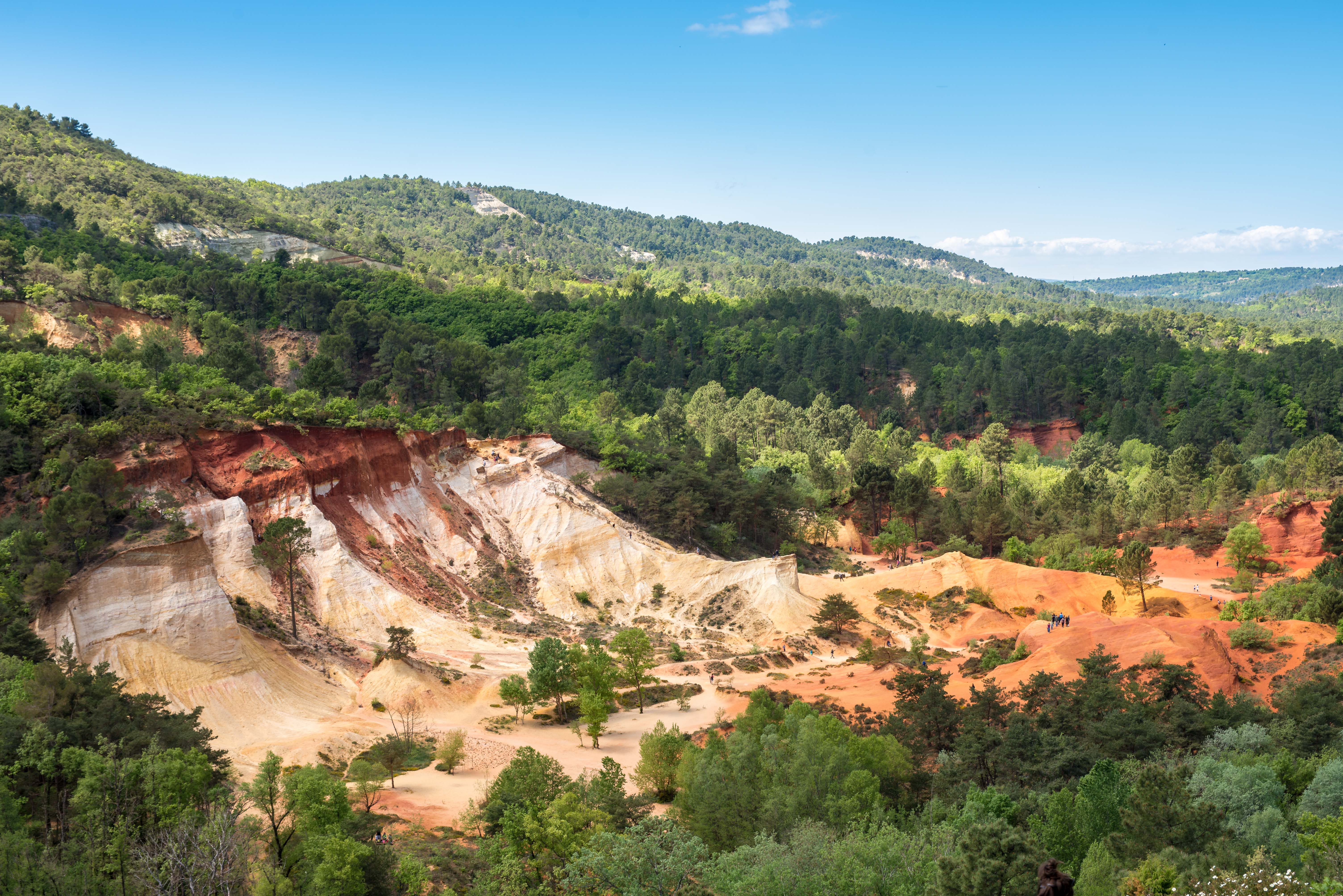 Colorado Provençal Rustrel Mines de Bruoux blog voyage icietlabas