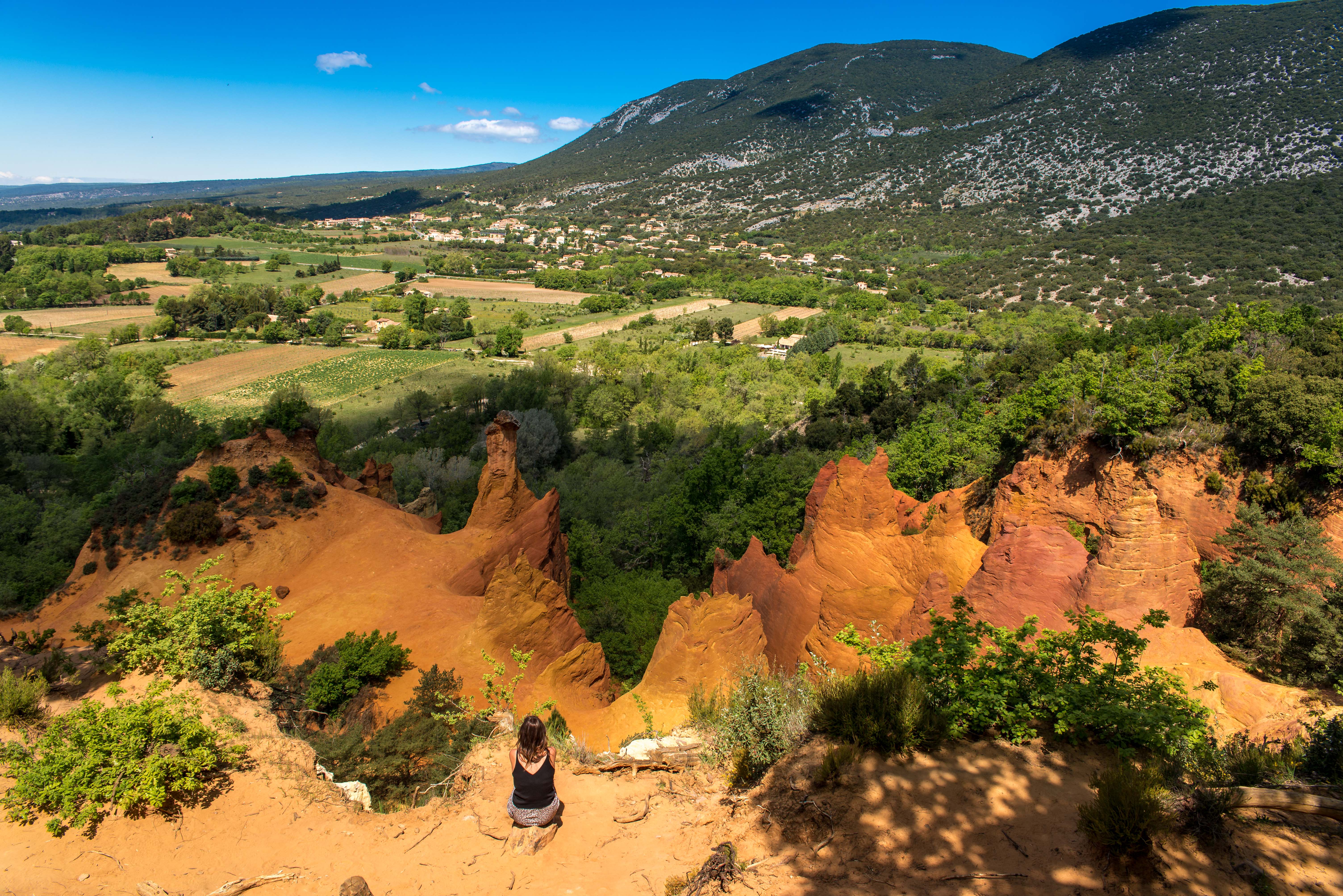 Colorado Provençal Rustrel Mines de Bruoux blog voyage icietlabas