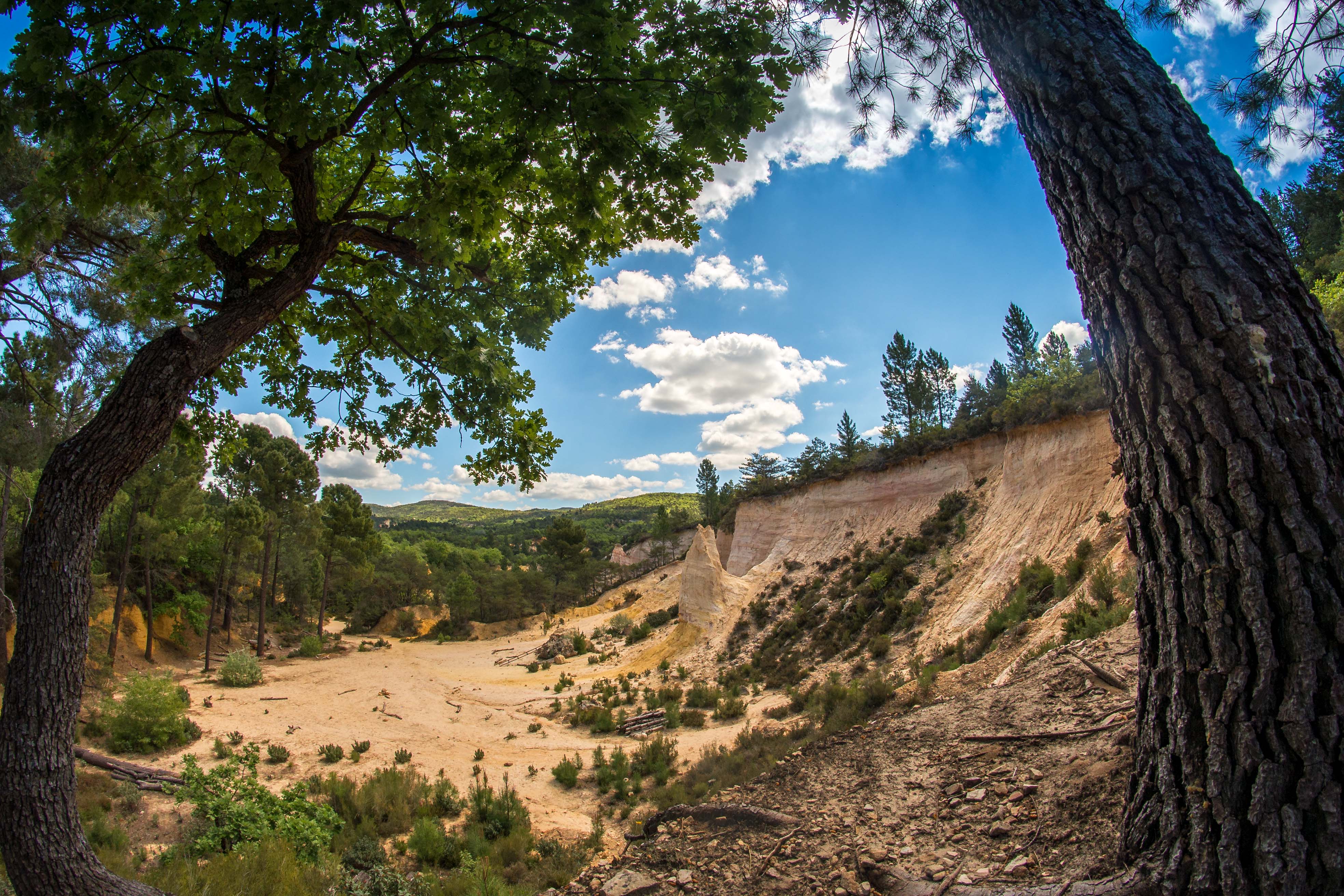Colorado Provençal Rustrel Mines de Bruoux blog voyage icietlabas