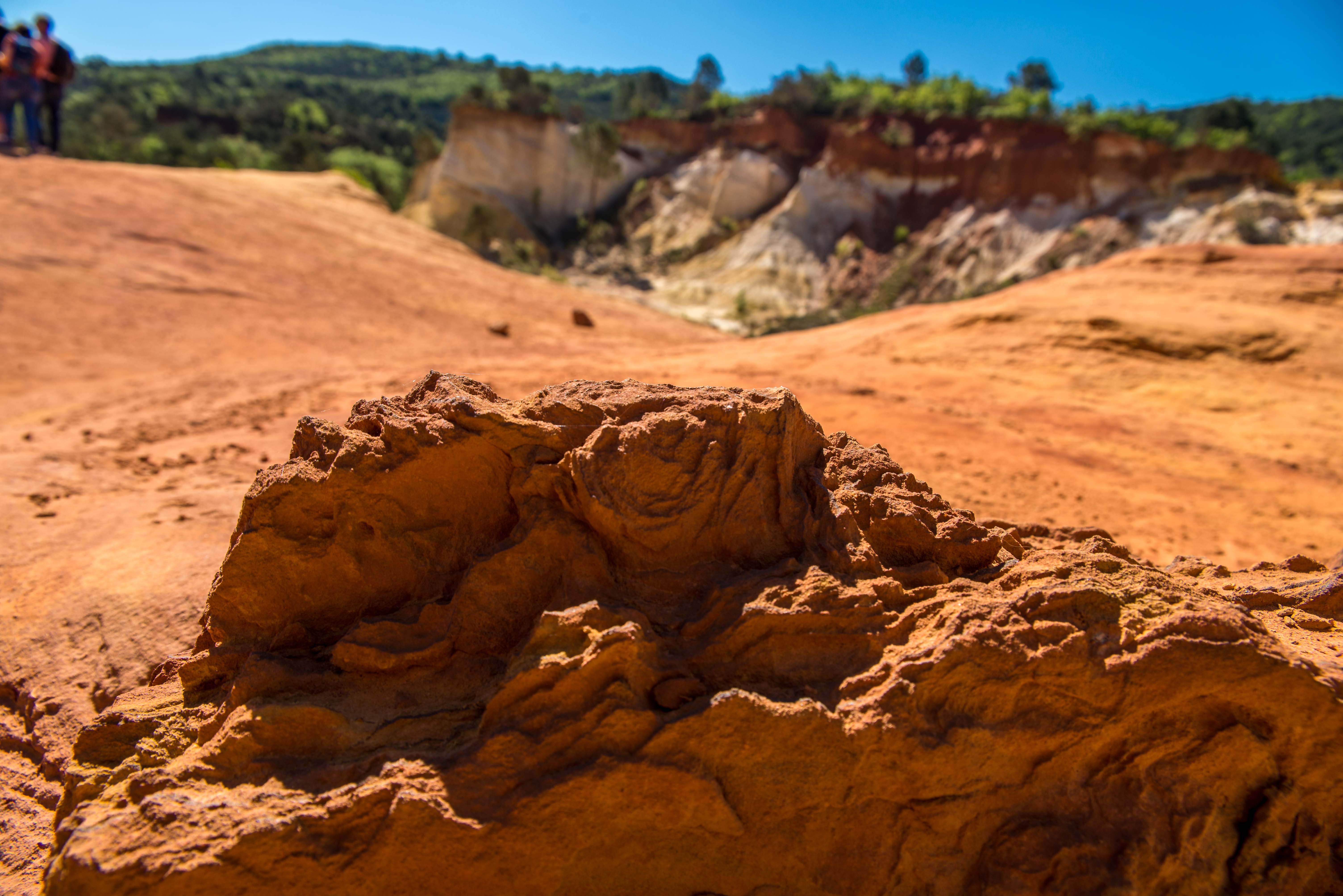 Colorado Provençal Rustrel Mines de Bruoux blog voyage icietlabas