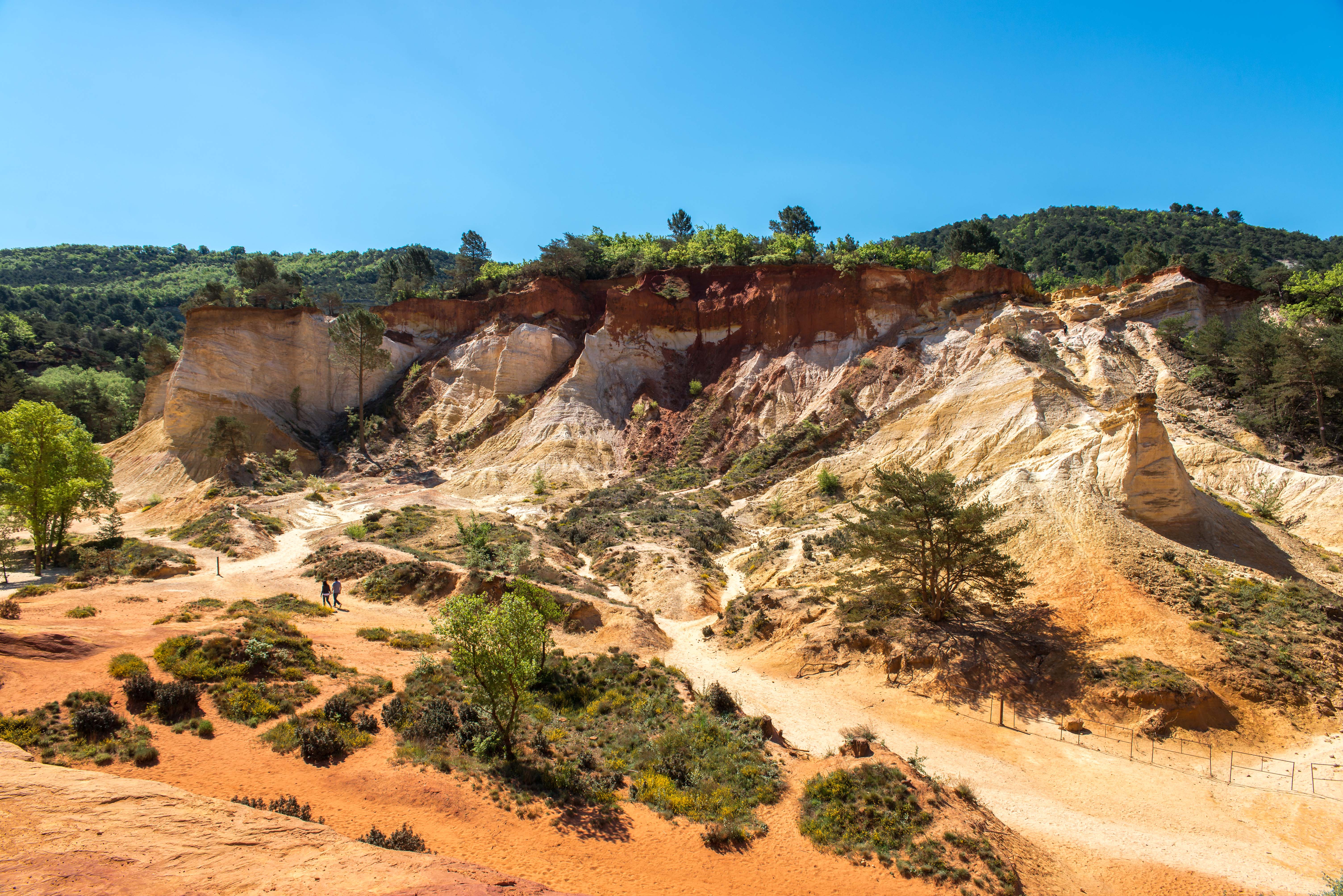 Colorado Provençal Rustrel Mines de Bruoux blog voyage icietlabas