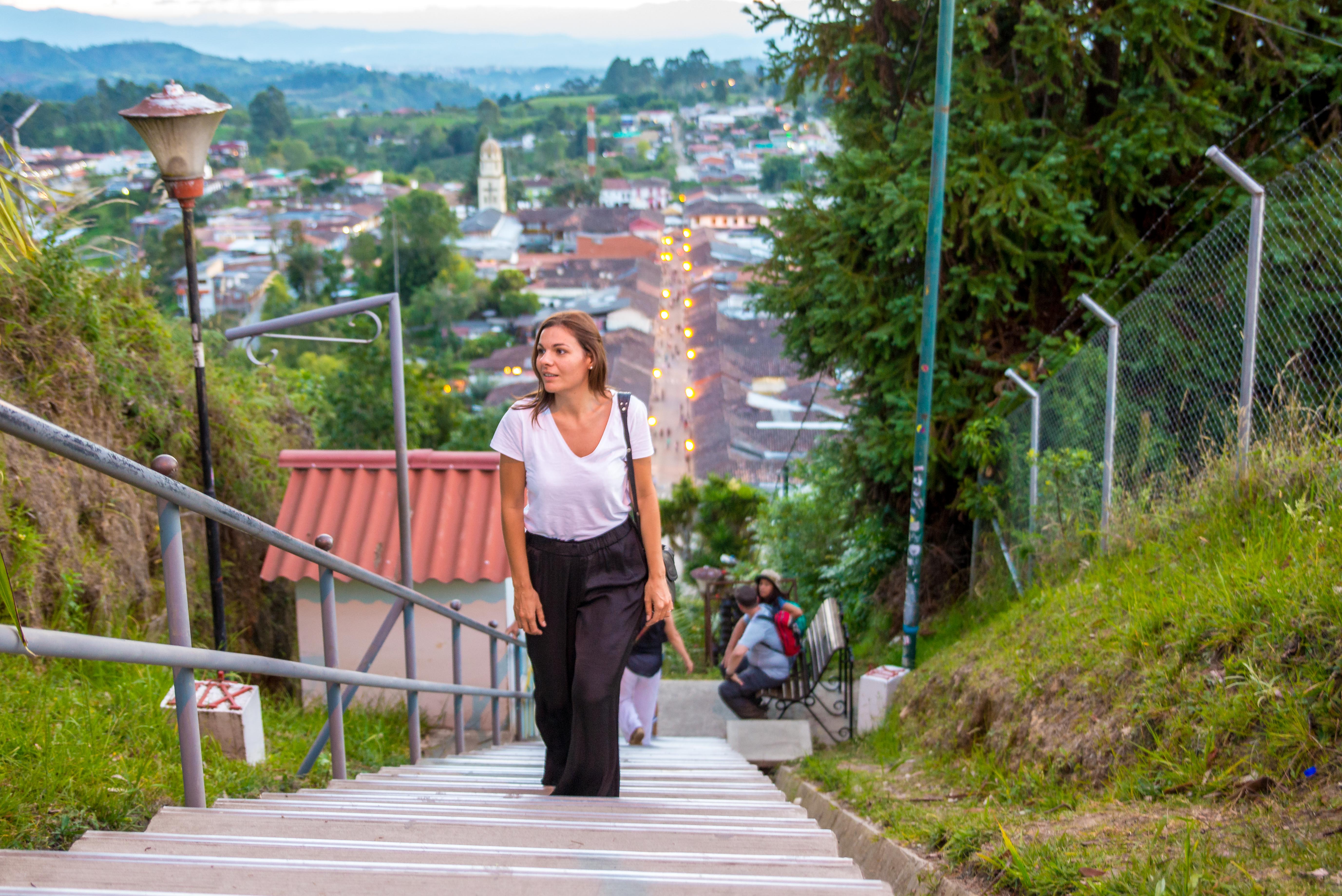 Salento Mirador Alto de la Cruz Village Colombie Quindío Blog Voyage